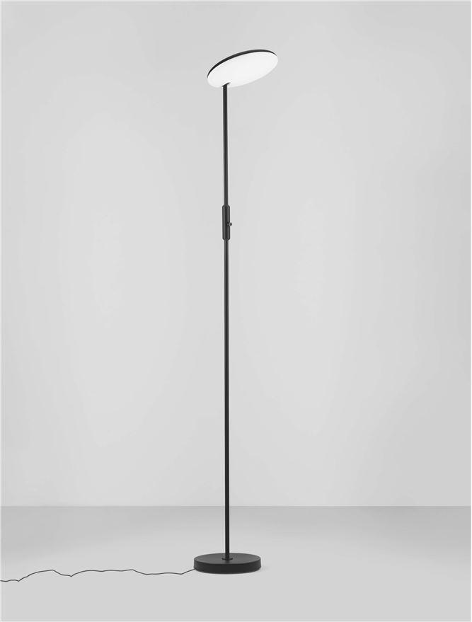 noa Nova Luce | Suspension - PAULINE - Sandy Black Aluminium