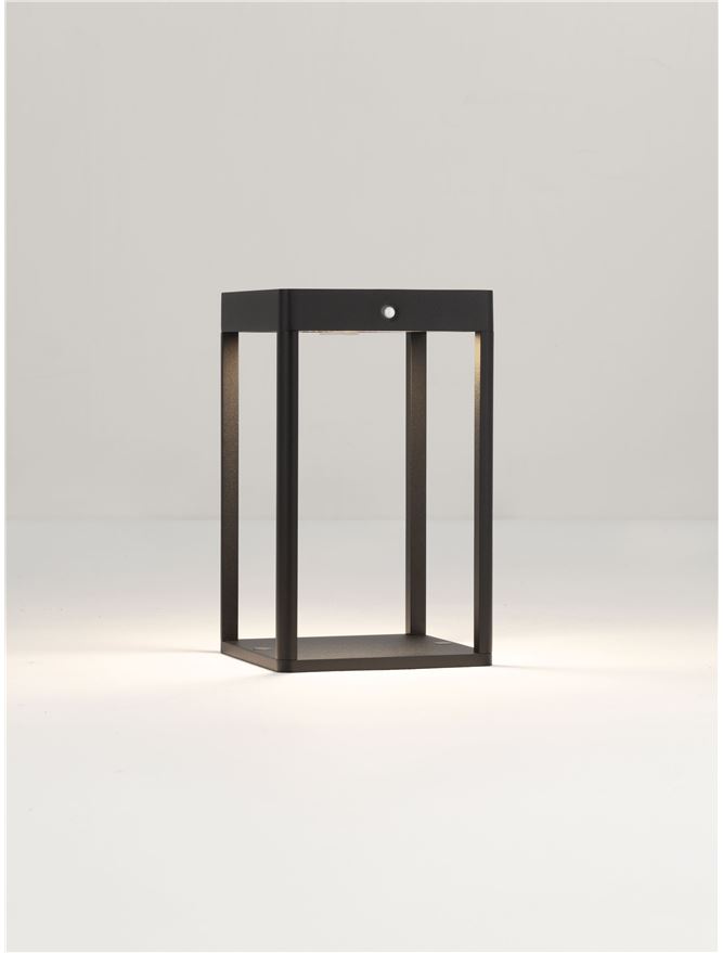 Nova Luce | Table & Floor Portable Lamps - SOLAZ - Sandy Black Die