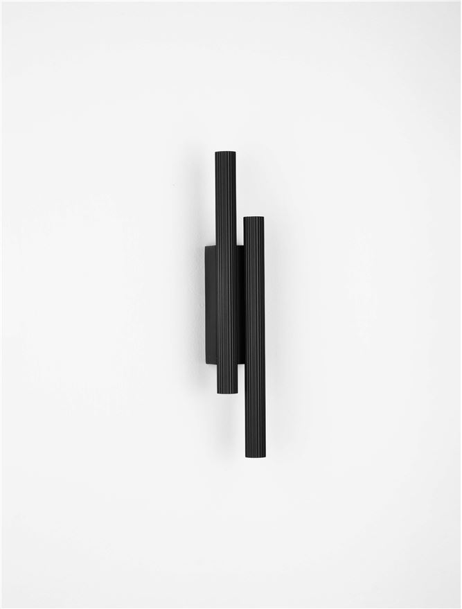 Nova Luce | Wall - PARON - Sandy Black Aluminium