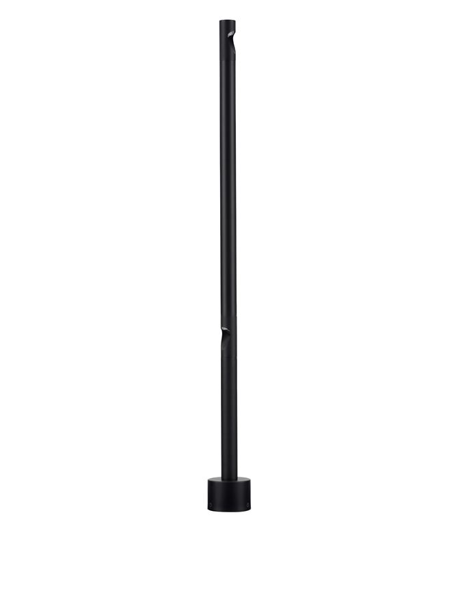 Nova Luce | Bollard - LUXOR - Sandy Black Aluminium