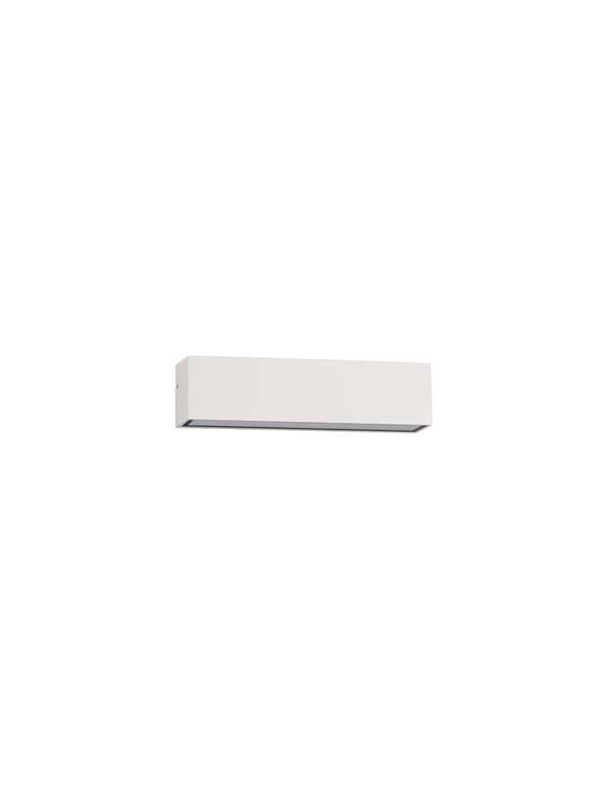 Nova Luce | Wall - ALLURE - Sandy White Aluminium & Glass
