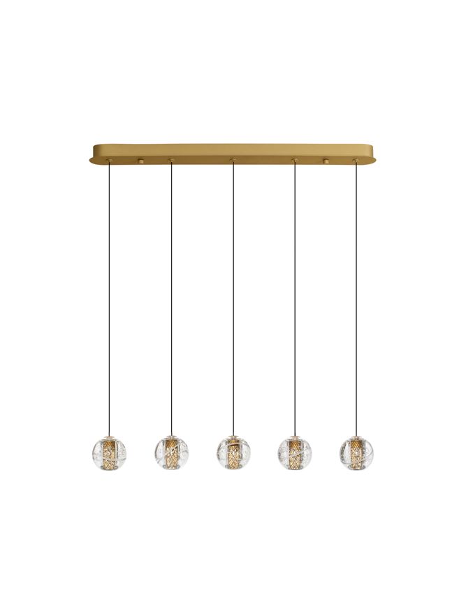Nova Luce | Suspension - LICIO - Triac Dimmable Gold Metal