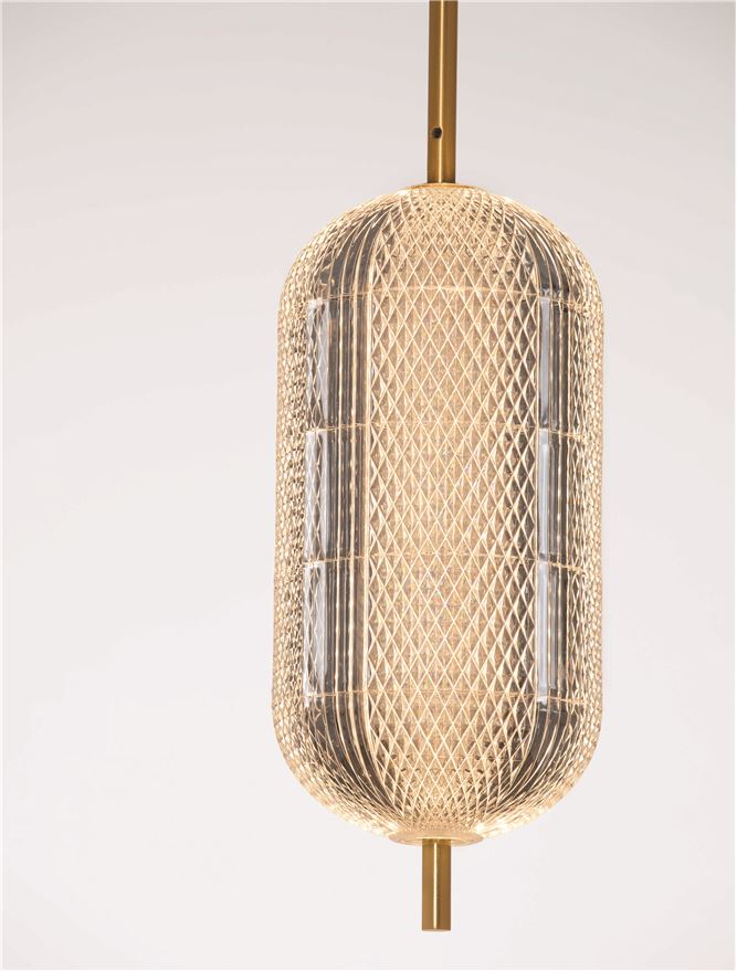 Nova Luce | Suspension - KLELIA - Triac Dimmable Brass Gold