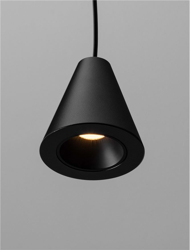 Nova Luce | Suspension - SYNTOPIA - Sandy Black Metal