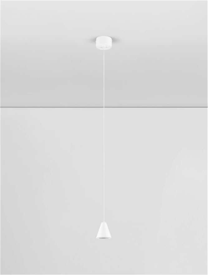 Nova Luce | Suspension - IRMOS - Sandy White Aluminium Nova Luce | Suspension - IRMOS - Sandy White Aluminium