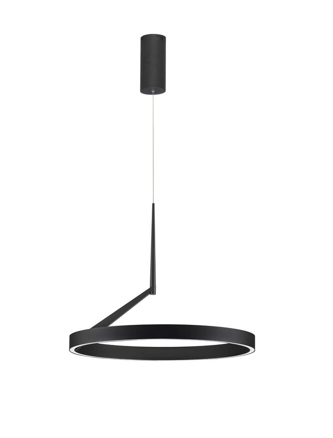 Nova Luce | Suspension - ADALIZ - Sandy Black Metal, Aluminium