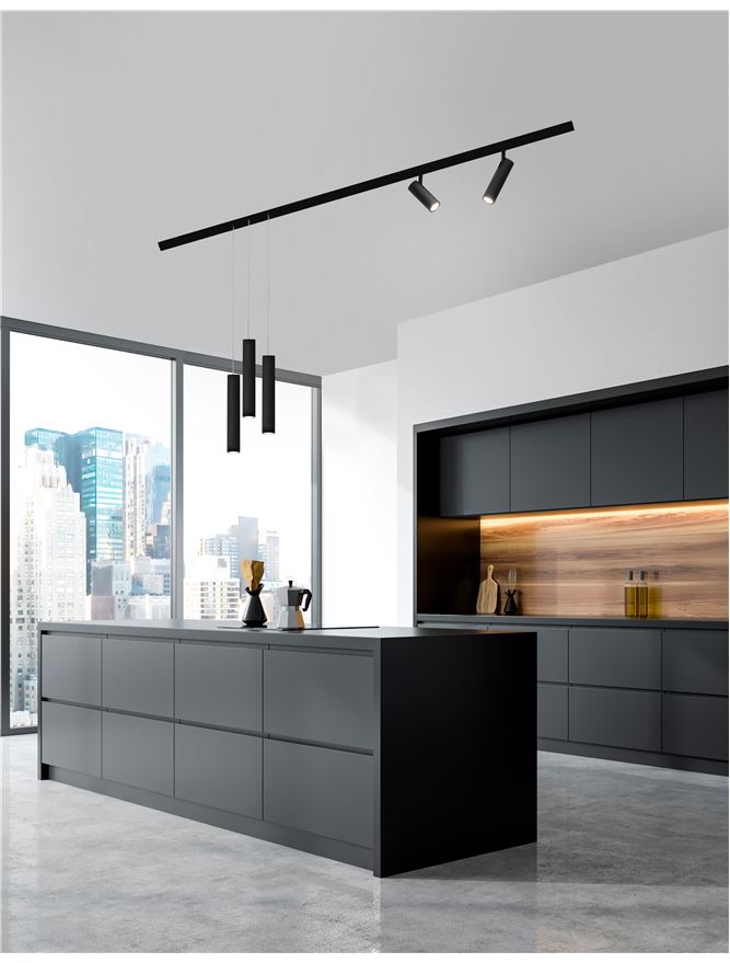 Ultra Slim Magnetic B-Vertical 90deg Connector Black | Nova Luce