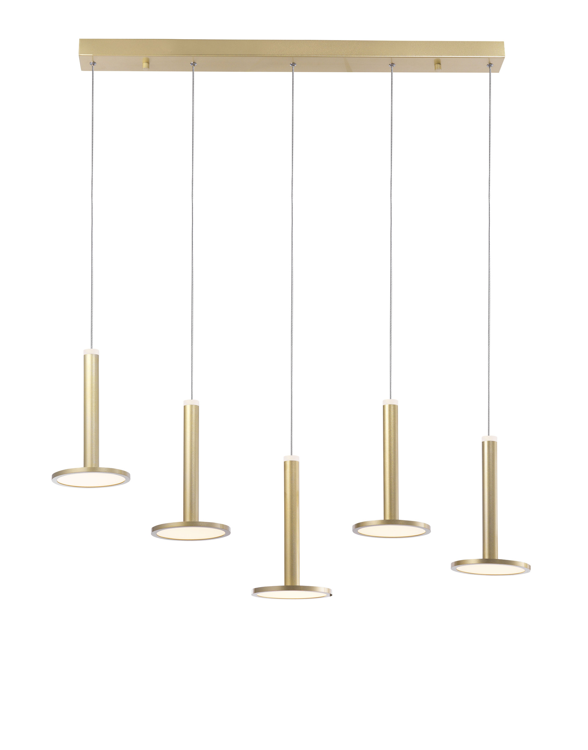 PALENCIA | L 107 W 15 H 150 cm | 50 W | 3000 K | 3946 lm | IP20 | Gold | Aluminum/Acrylic