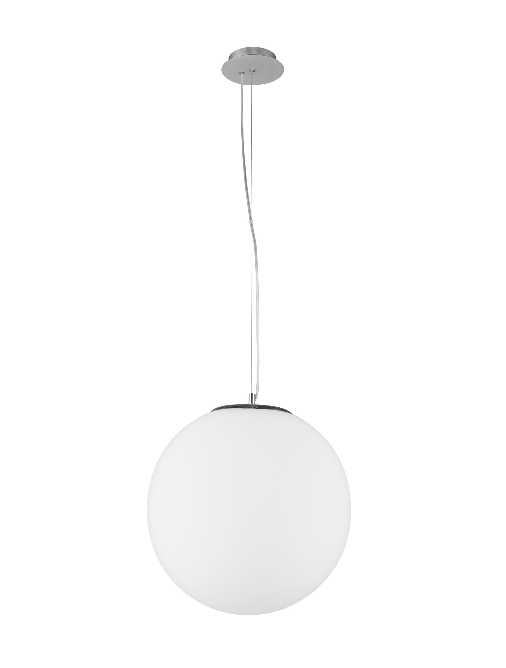 NEVOSO | H 130 D 50 cm | 12 W | IP20 | White/Chrome | Glass/Metal