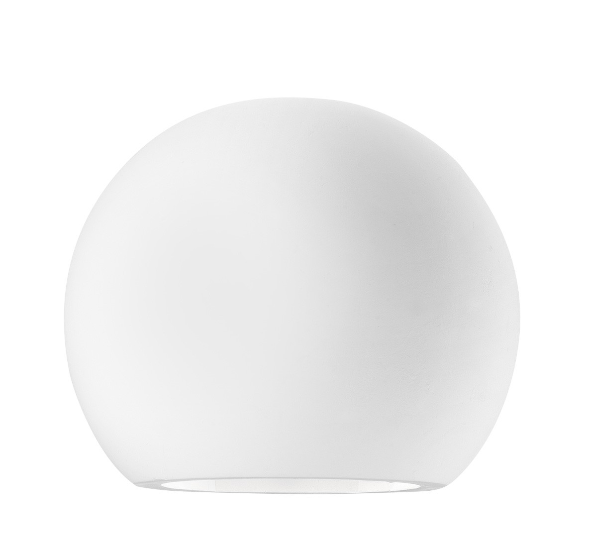 SANDRO | W 13 H 12.8 D 15 cm | 5 W | IP20 | White | Gypsum