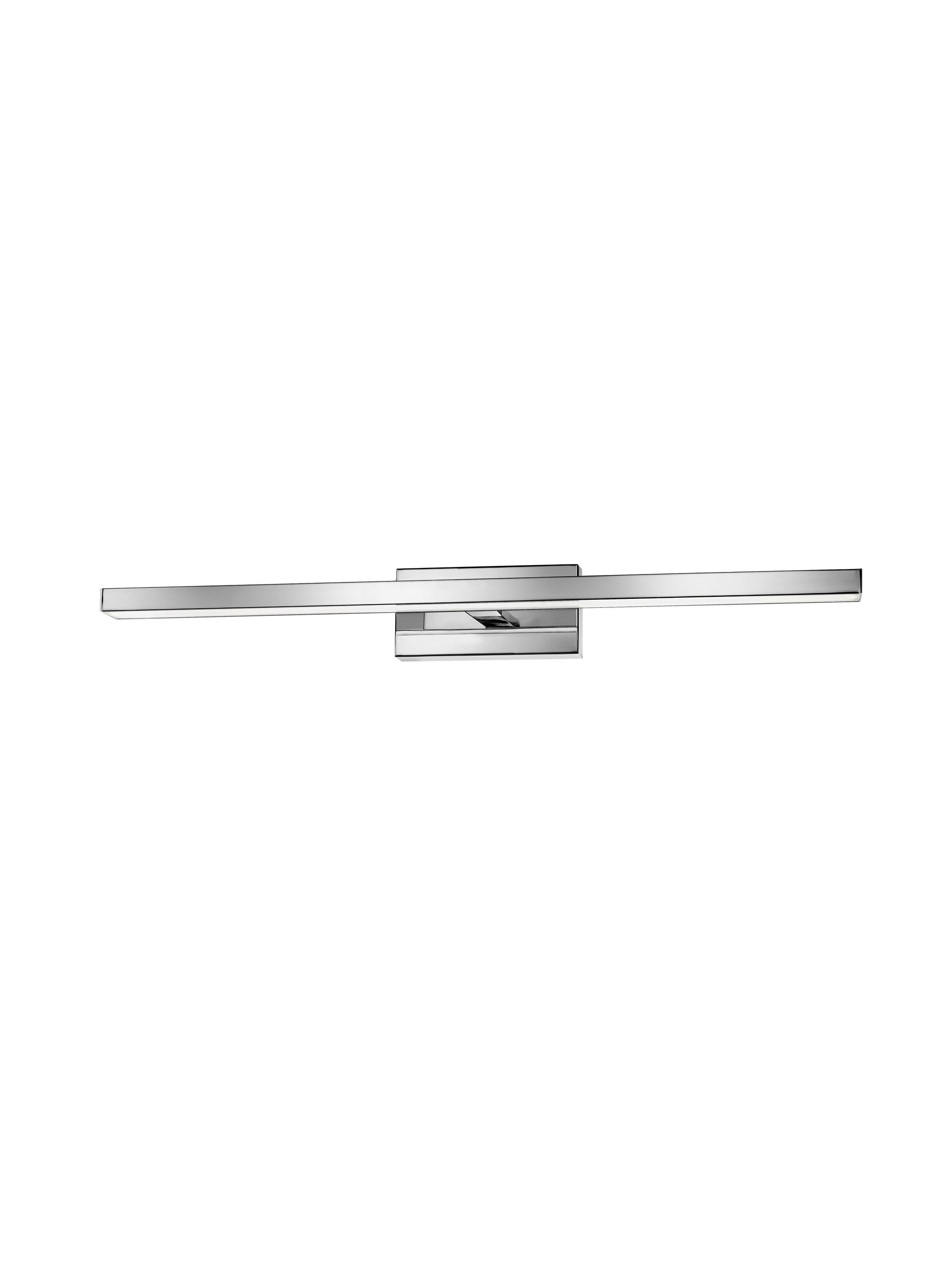 MODENA | L 63 W 9 H 7.5 cm | 18 W | 3000 K | 1513 lm | IP44 | Chrome | Aluminum/Acrylic