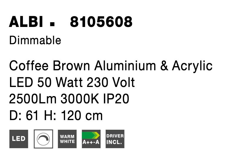8105608 ALBI Suspension Decorative