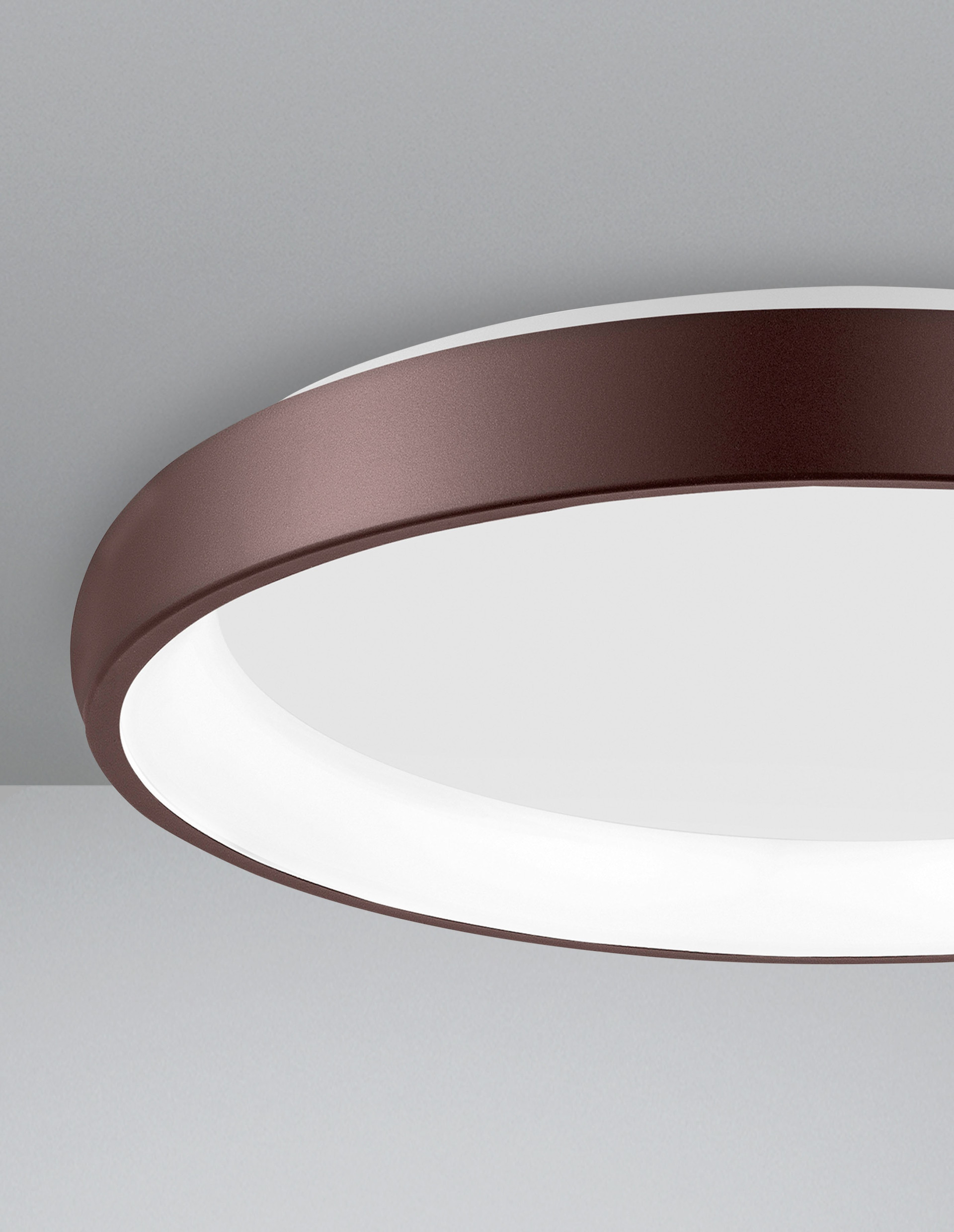 ALBI | H 8.5 D 60 cm | 50 W | 3000 K | 2876 lm | IP20 | Brown | Aluminum/Acrylic