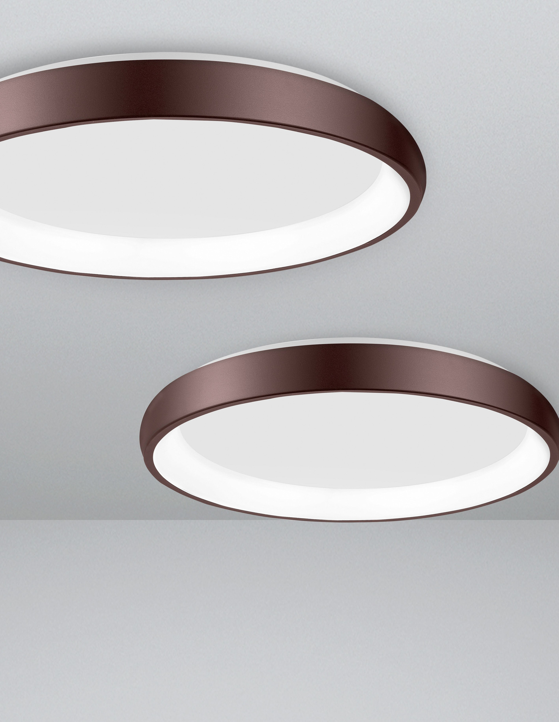 ALBI | H 8.5 D 60 cm | 50 W | 3000 K | 2876 lm | IP20 | Brown | Aluminum/Acrylic