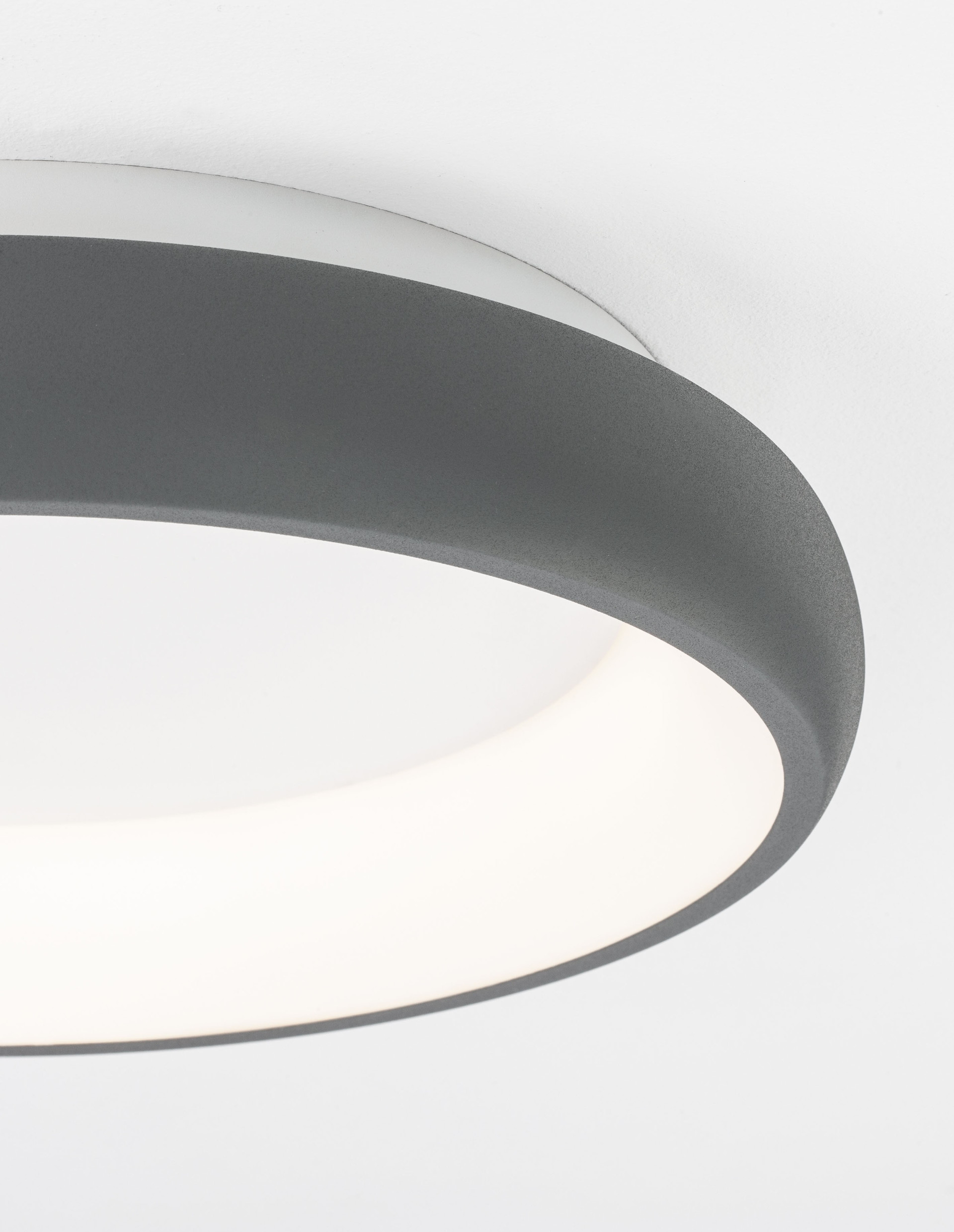 ALBI | H 8.5 D 40 cm | 32 W | 3000 K | 1952 lm | IP20 | Gray | Aluminum/Acrylic