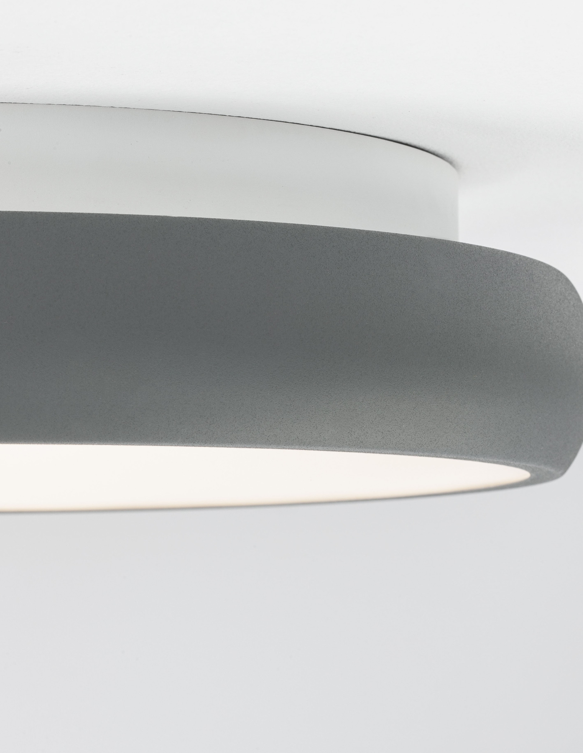 ALBI | H 8.5 D 40 cm | 32 W | 3000 K | 1952 lm | IP20 | Gray | Aluminum/Acrylic
