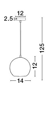 8436401 ADELINA Suspension Decorative