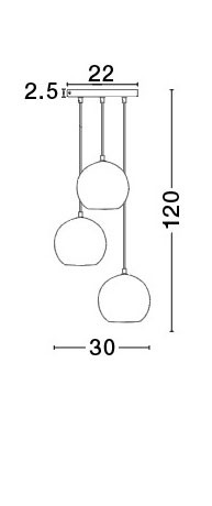 8436402 ADELINA Suspension Decorative