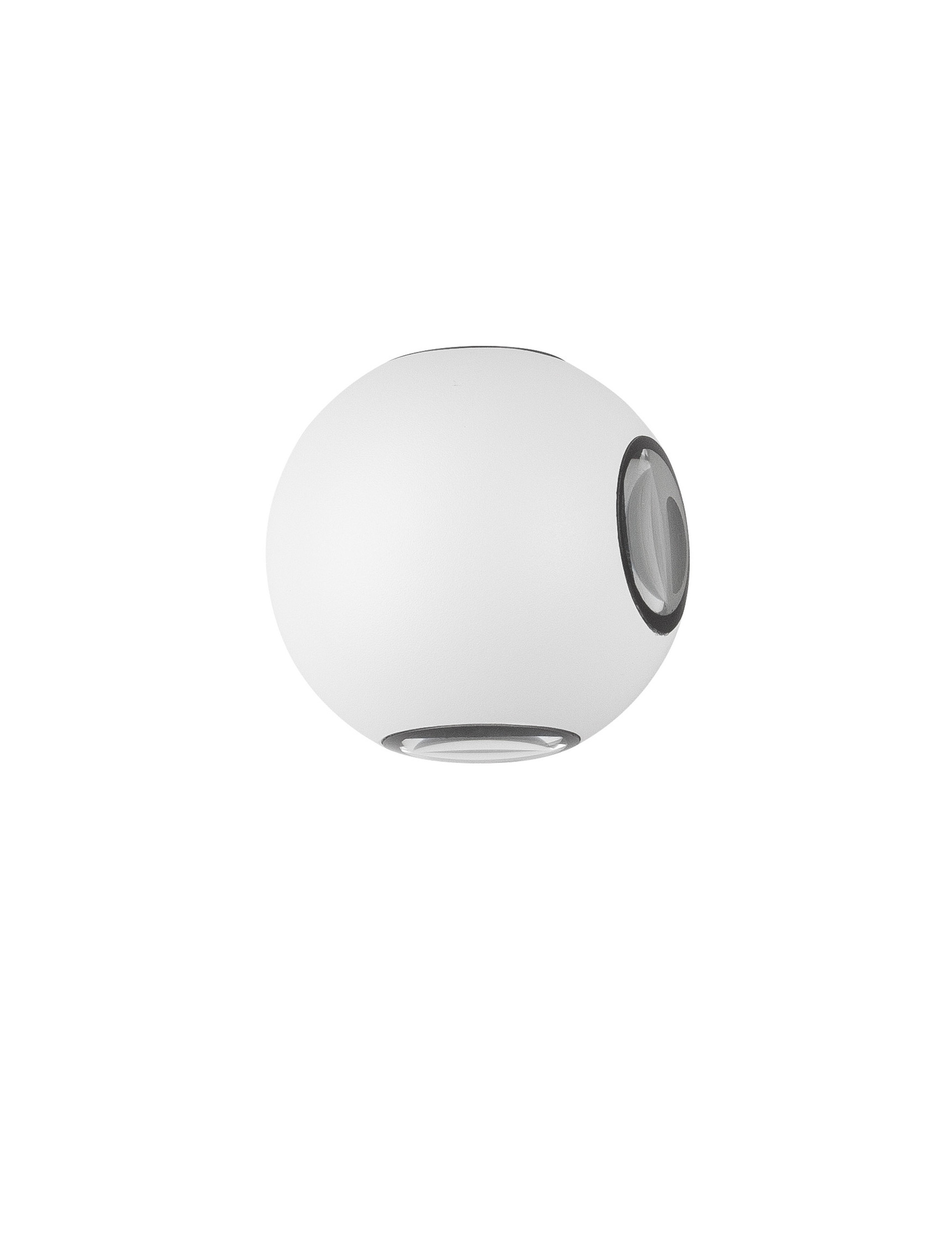 COMO | H 8.5 D 11 cm | 4 W | 3000 K | 265 lm | IP54 | White | Aluminum