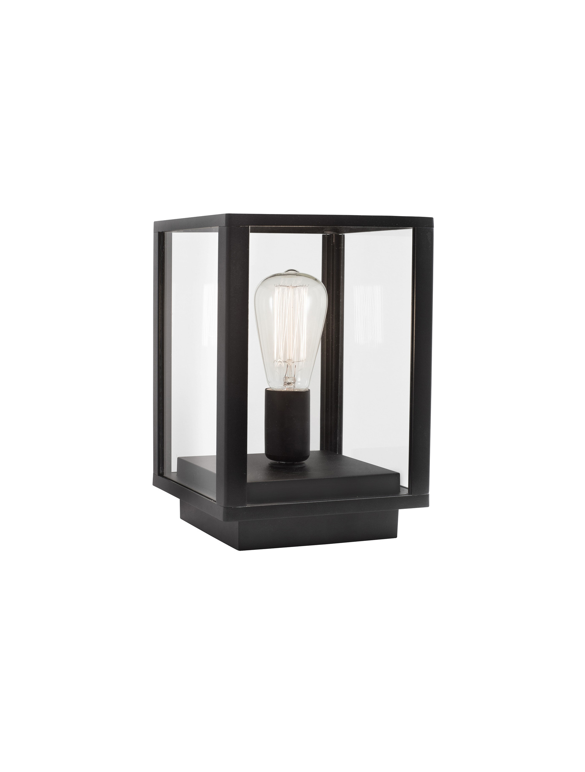 ZEST | L 20 W 20 H 29 cm | 12 W | IP54 | Black | Aluminum