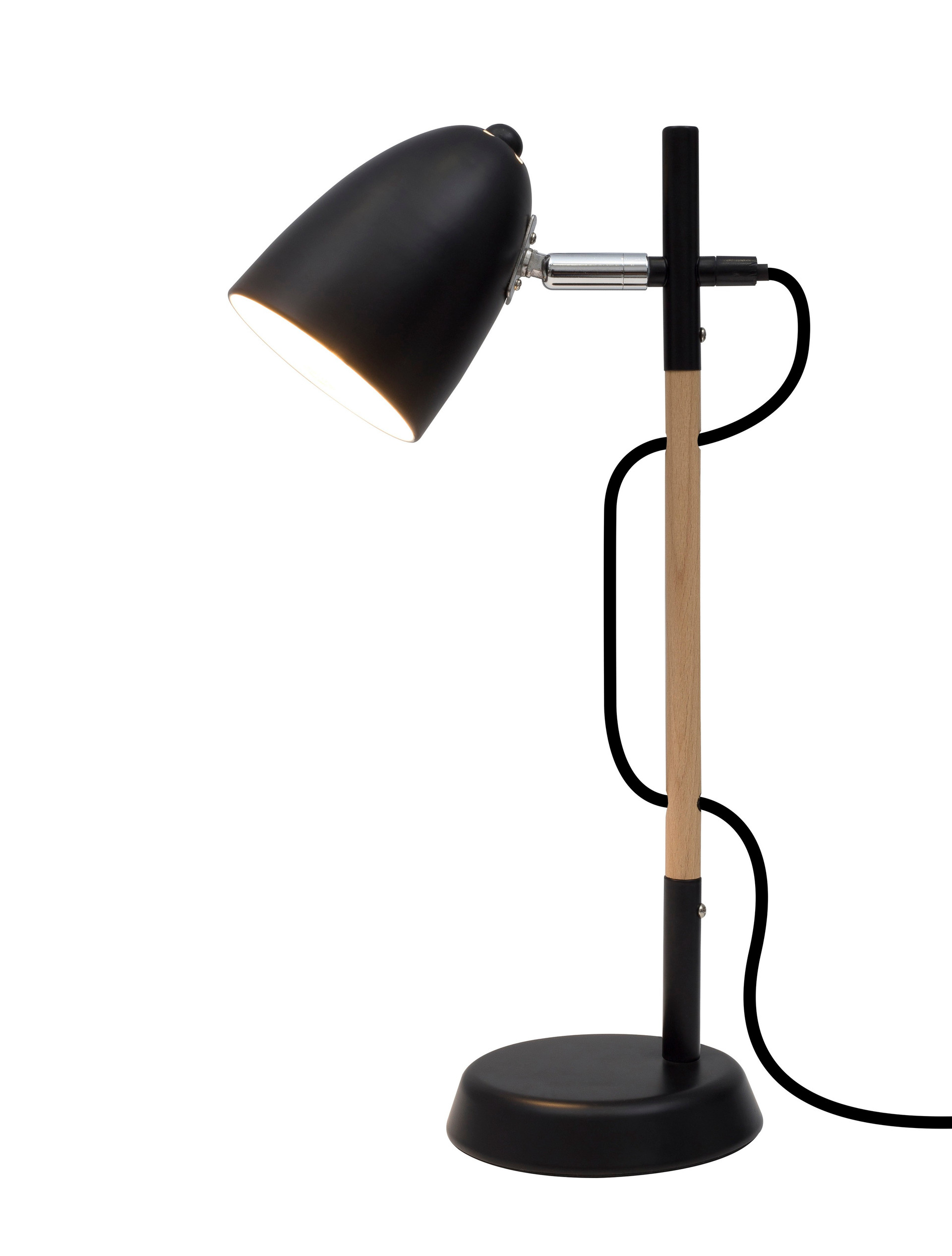 ALINA | H 42 D 13 cm | 12 W | IP20 | Black | Metal/Wood