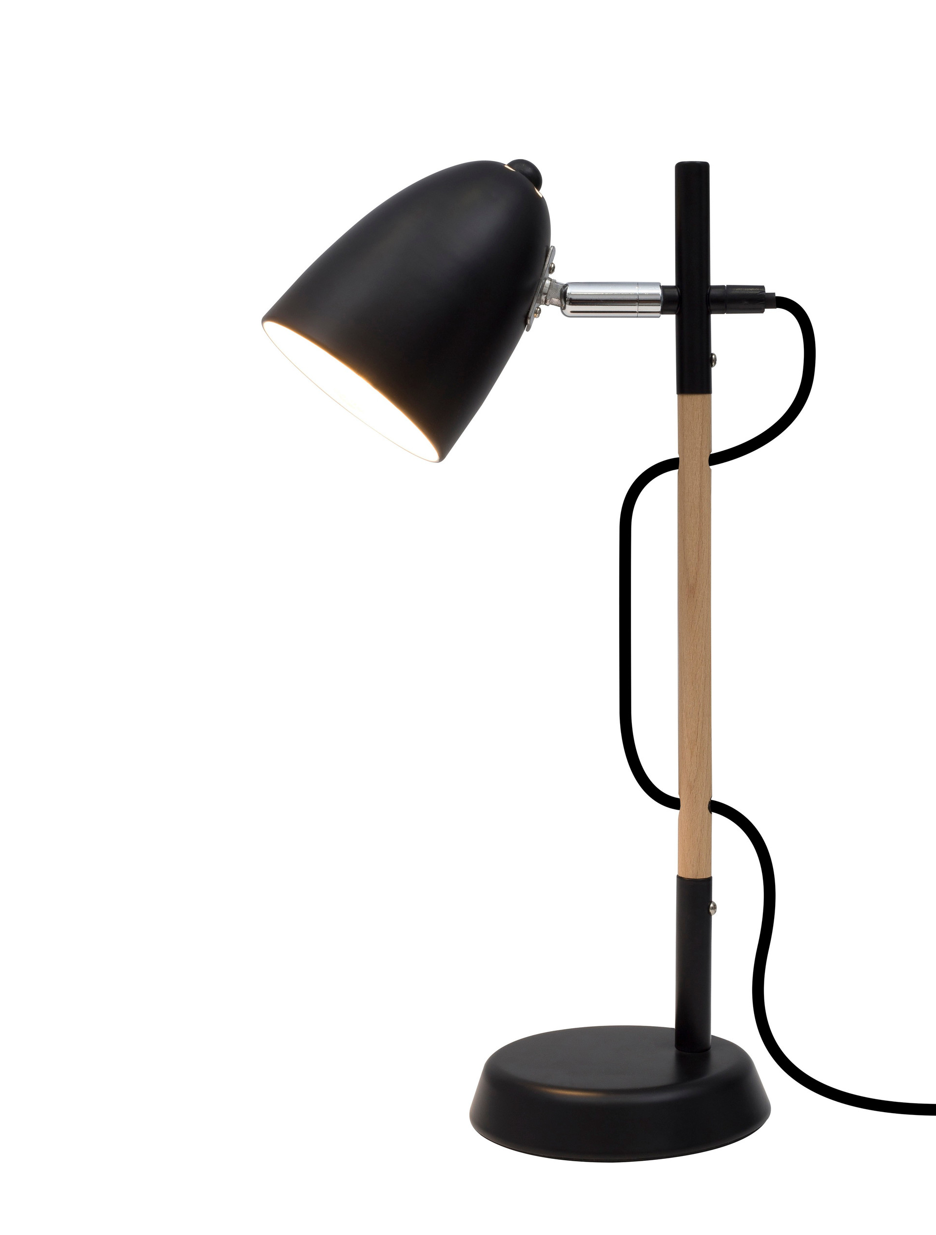 ALINA | H 42 D 13 cm | 12 W | IP20 | Black | Metal/Wood