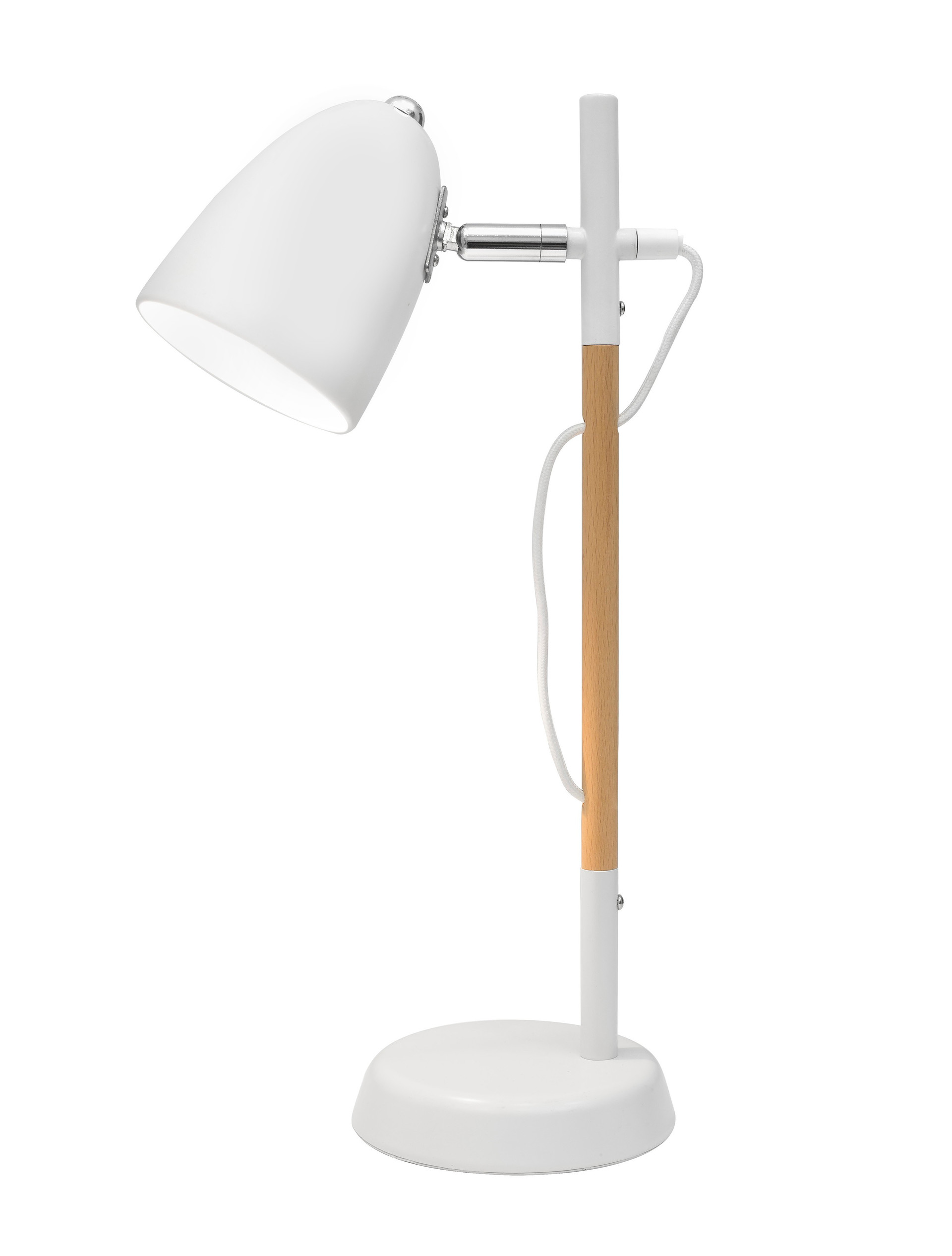 ALINA | H 42 D 13 cm | 12 W | IP20 | White | Metal/Wood