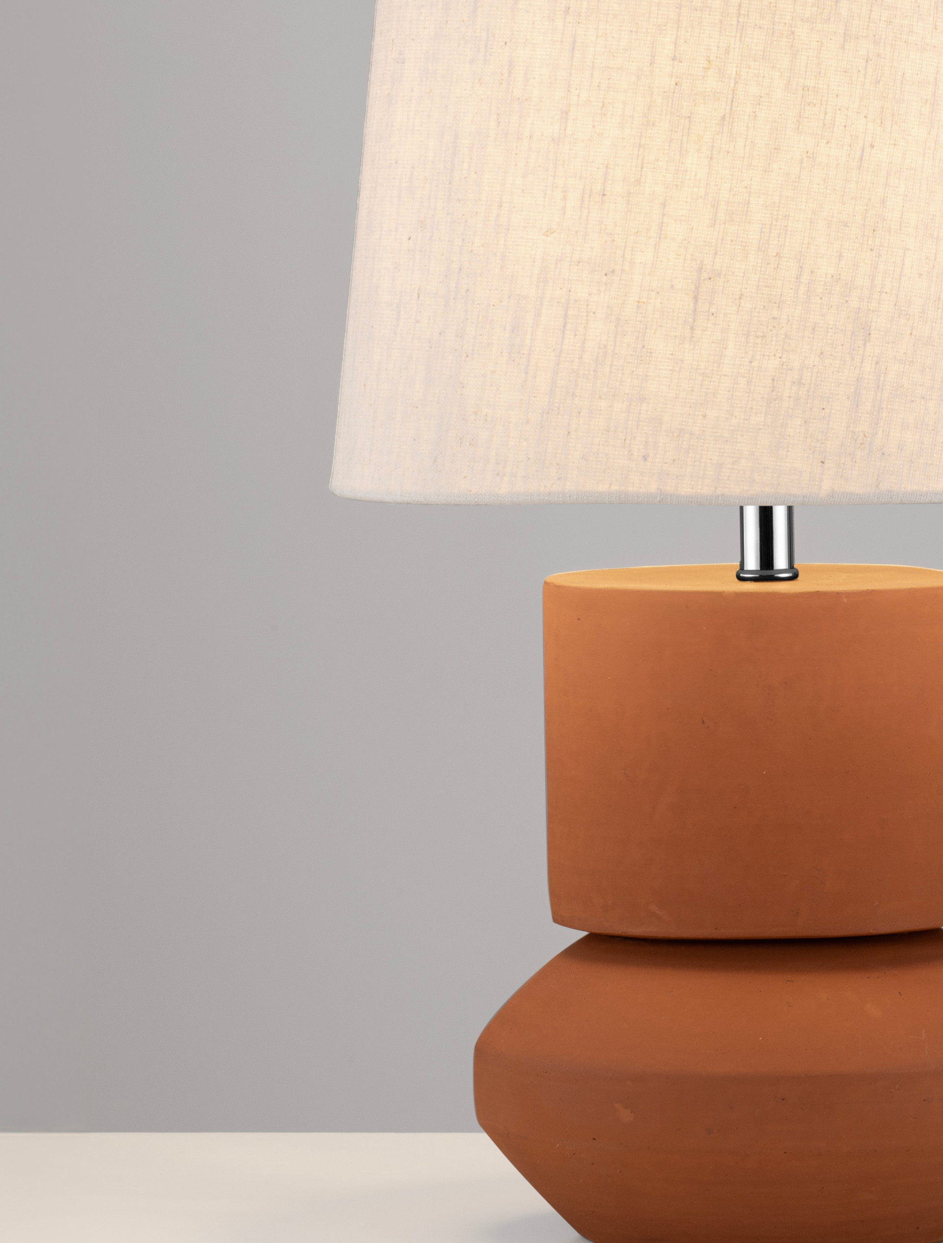 IZUMI | H 49 D 30.5 cm | 12 W | IP20 | Terracotta | Ceramic/Fabric