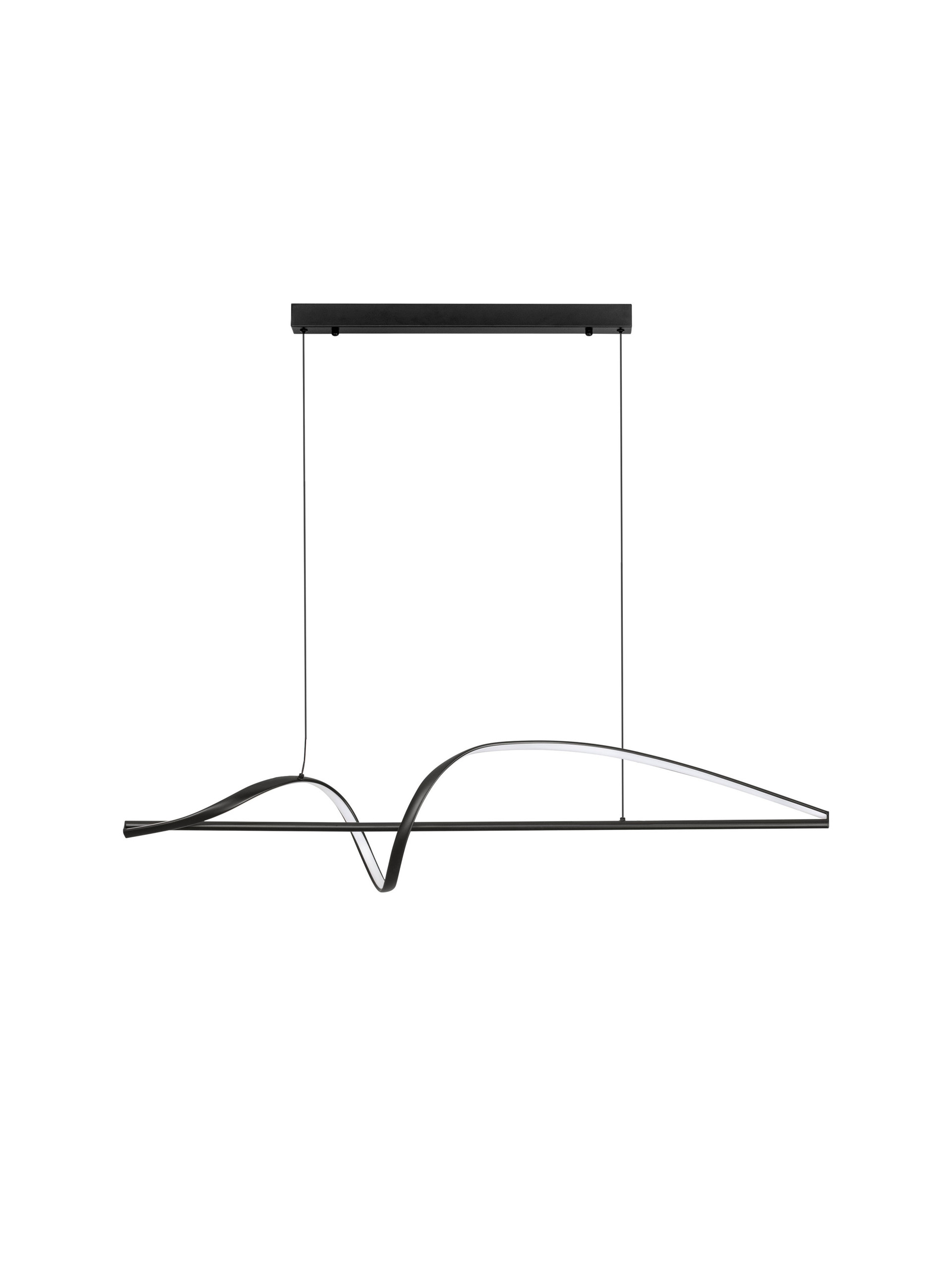 GEMMA | L 120 W 25 H 140 cm | 26 W | 3000/2700/4000 K | 1793 lm | IP20 | Black | Aluminum/Acrylic