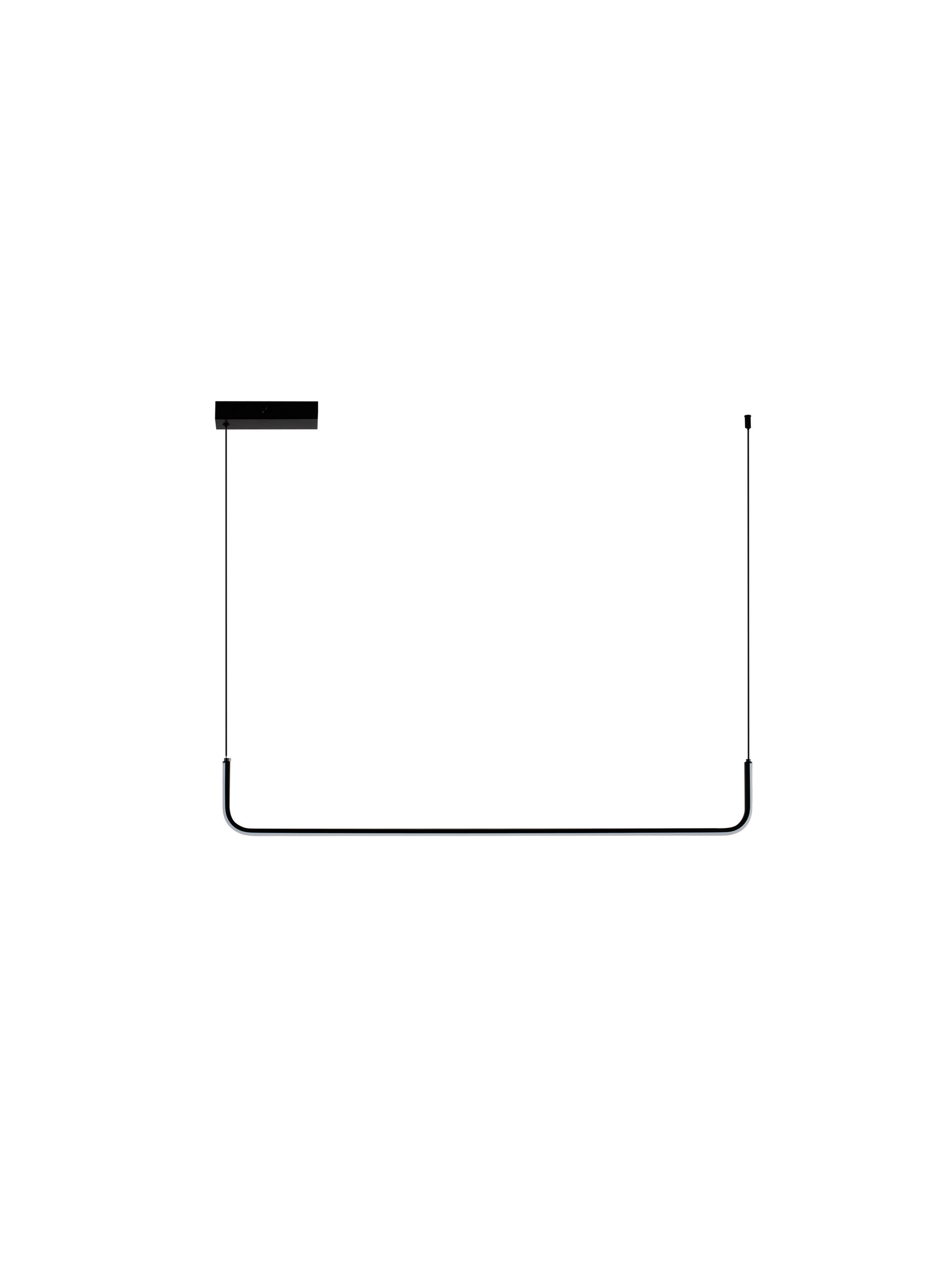STRITA | L 100 W 7 H 150 cm | 20 W | 3200 K | 1062 lm | IP20 | Black | Steel/Aluminum