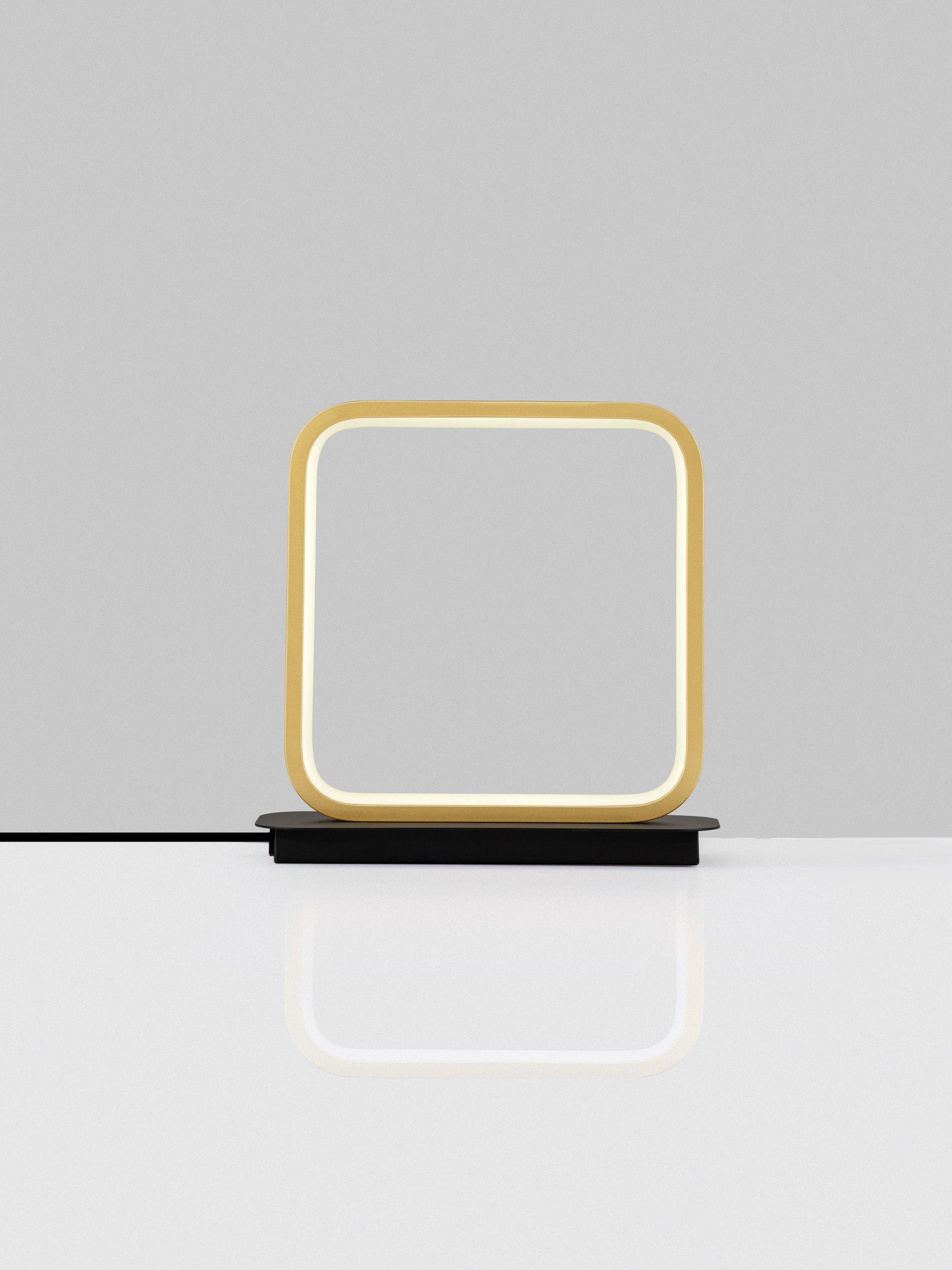 IMAR | L 22 W 8 H 22 cm | 13 W | 3200 K | 563 lm | IP20 | Schwarz/Gold | Stahl/Aluminium