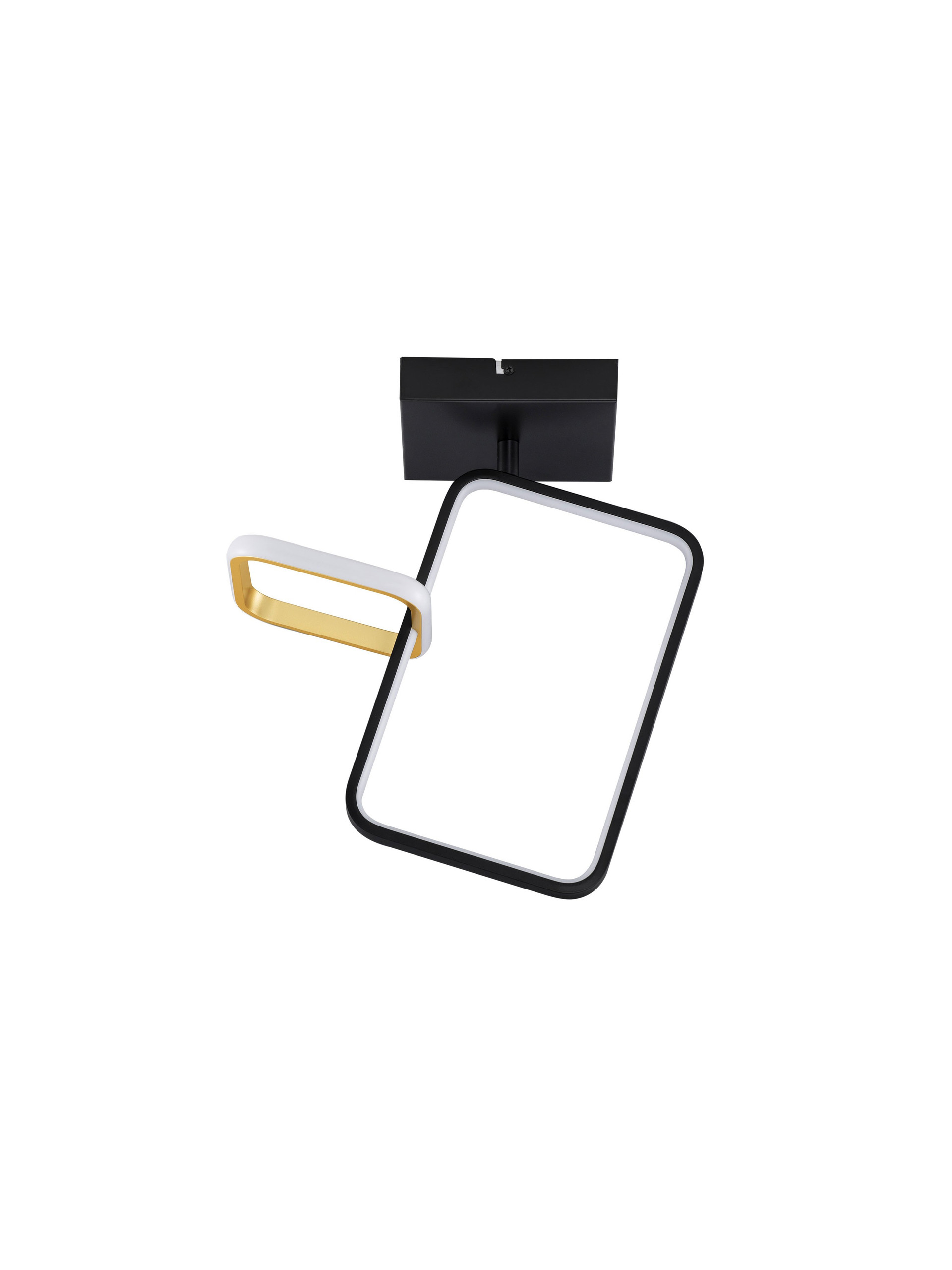 IMAR | L 35 W 16 H 39 cm | 30 W | 3200 K | 1261 lm | IP20 | Black/Gold | Steel/Aluminum
