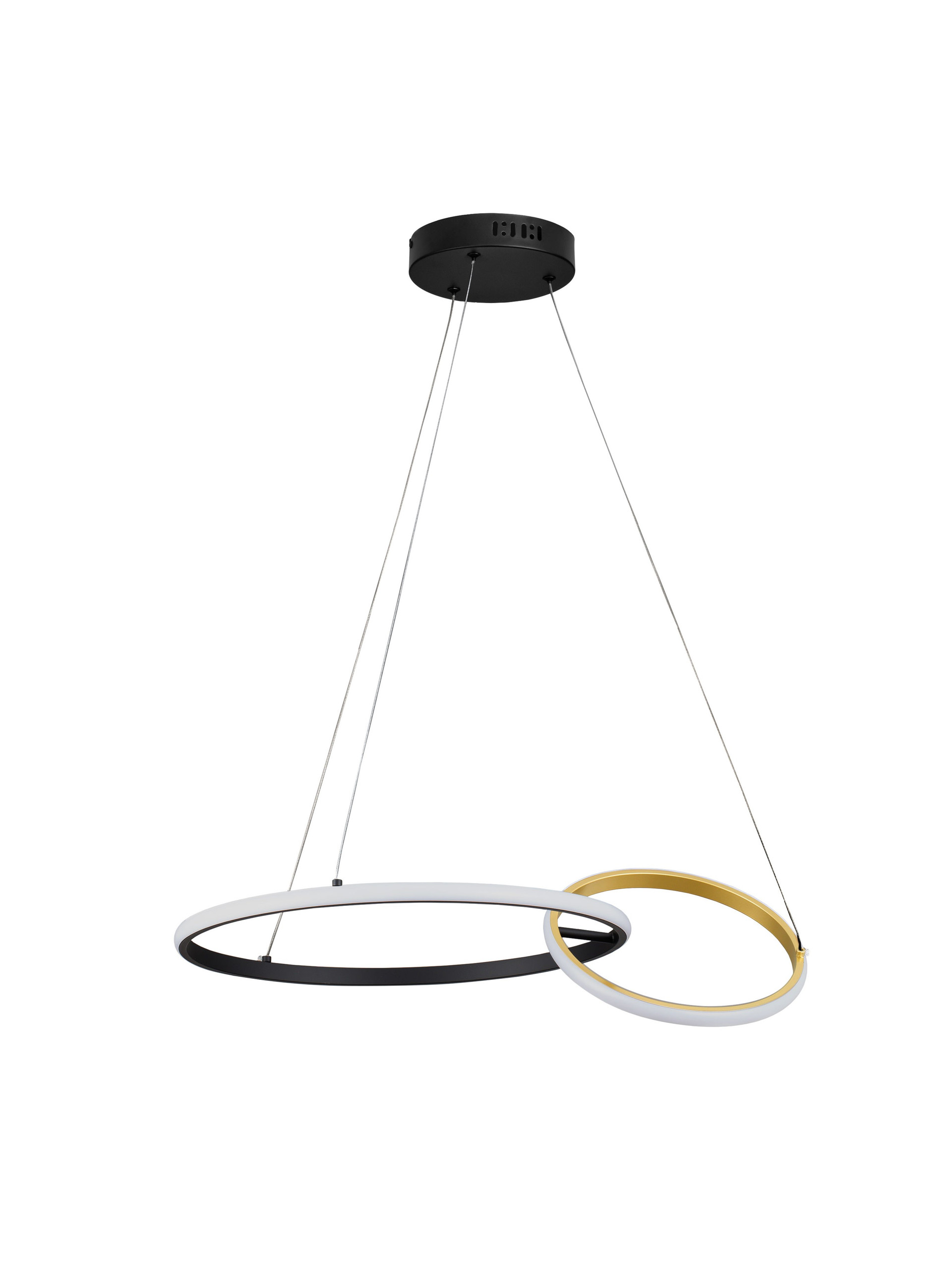 IMAR | L 63 W 46 H 150 cm | 36 W | 3200 K | 1620 lm | IP20 | Negro/Oro | Acero/Aluminio