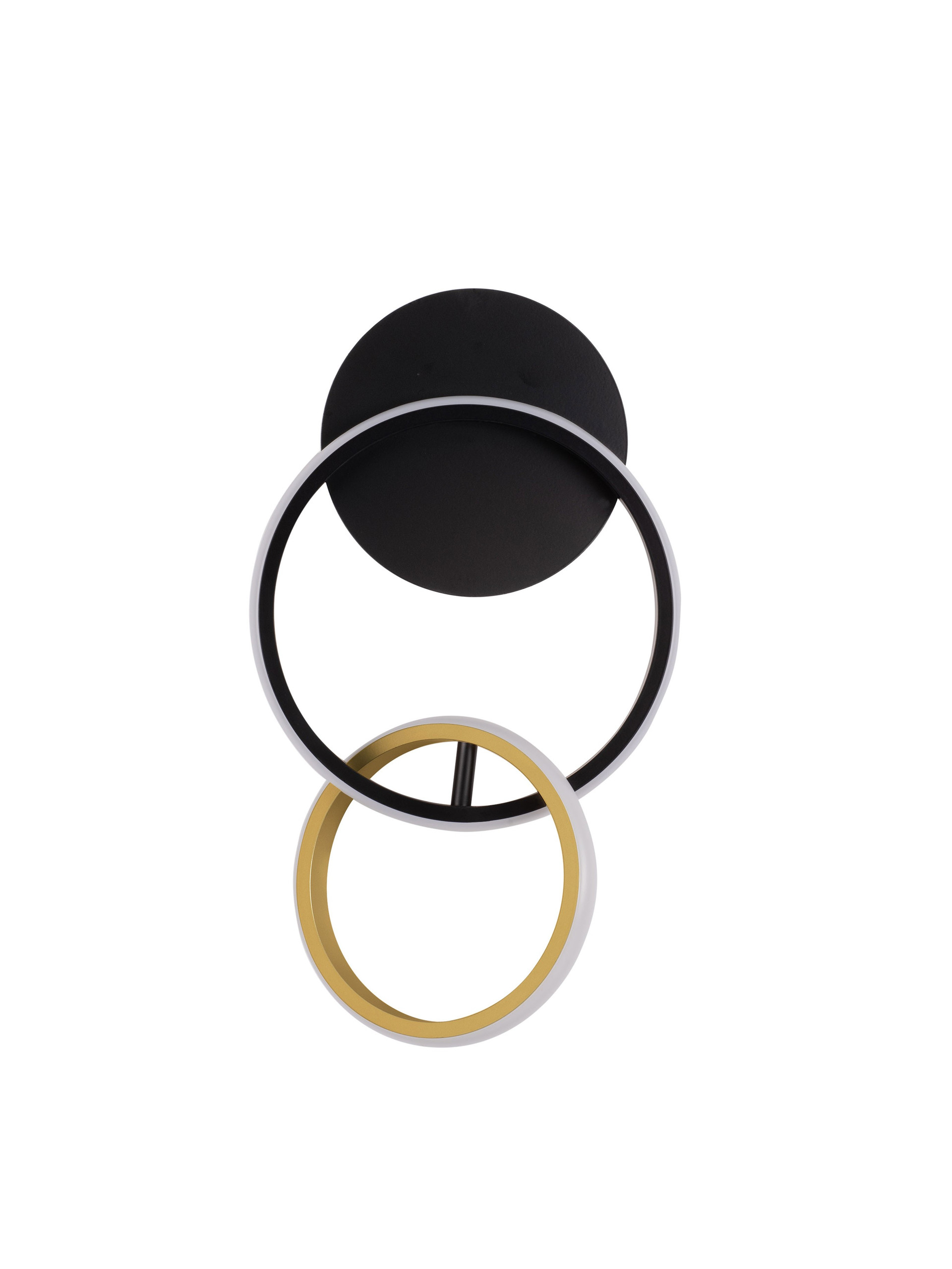 IMAR | L 21 W 8 H 37.5 cm | 15 W | 3200 K | 762 lm | IP20 | Black/Gold | Steel/Aluminum