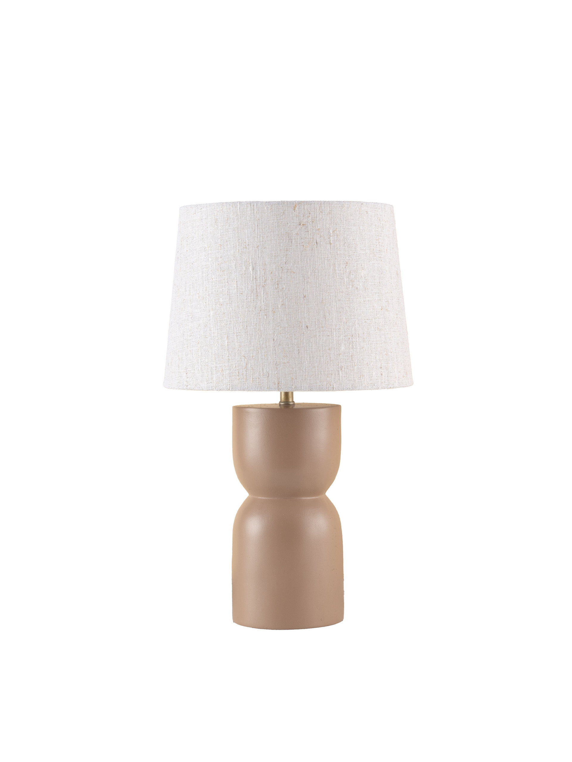 ARMIN | H 47 D 28 cm | 12 W | IP20 | White/Oak | Concrete/Jute