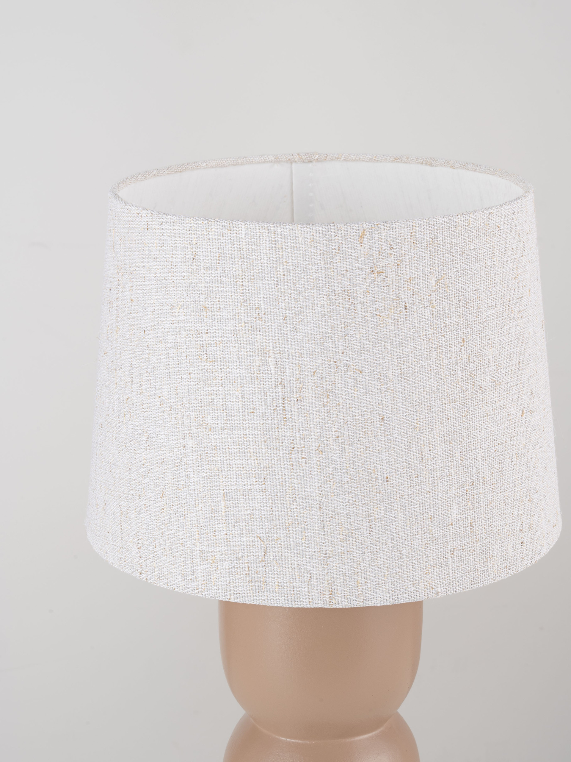 ARMIN | H 47 D 28 cm | 12 W | IP20 | White/Oak | Concrete/Jute