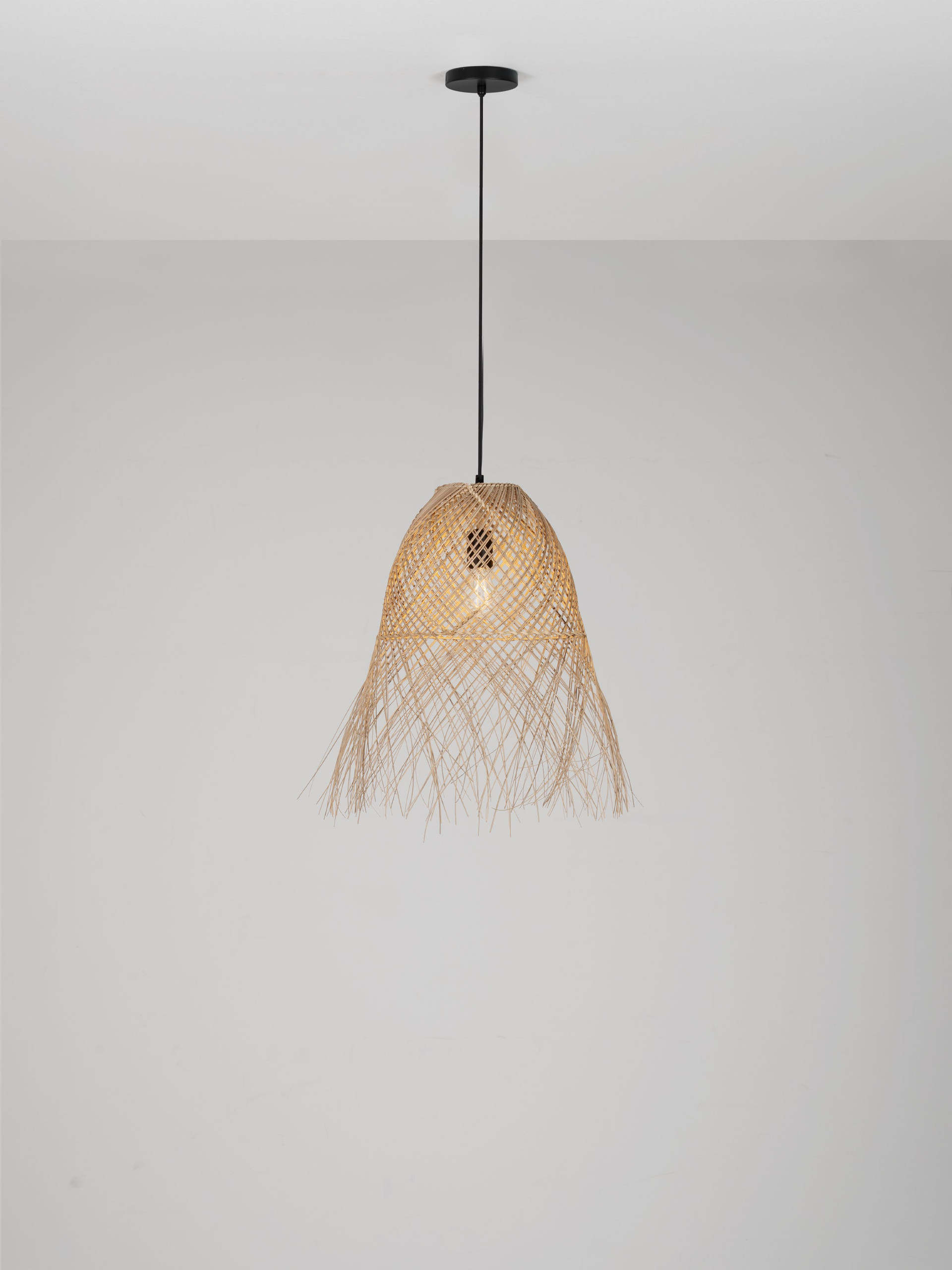 GRES | H 150 D 50 cm | 12 W | IP20 | Beige | Wicker