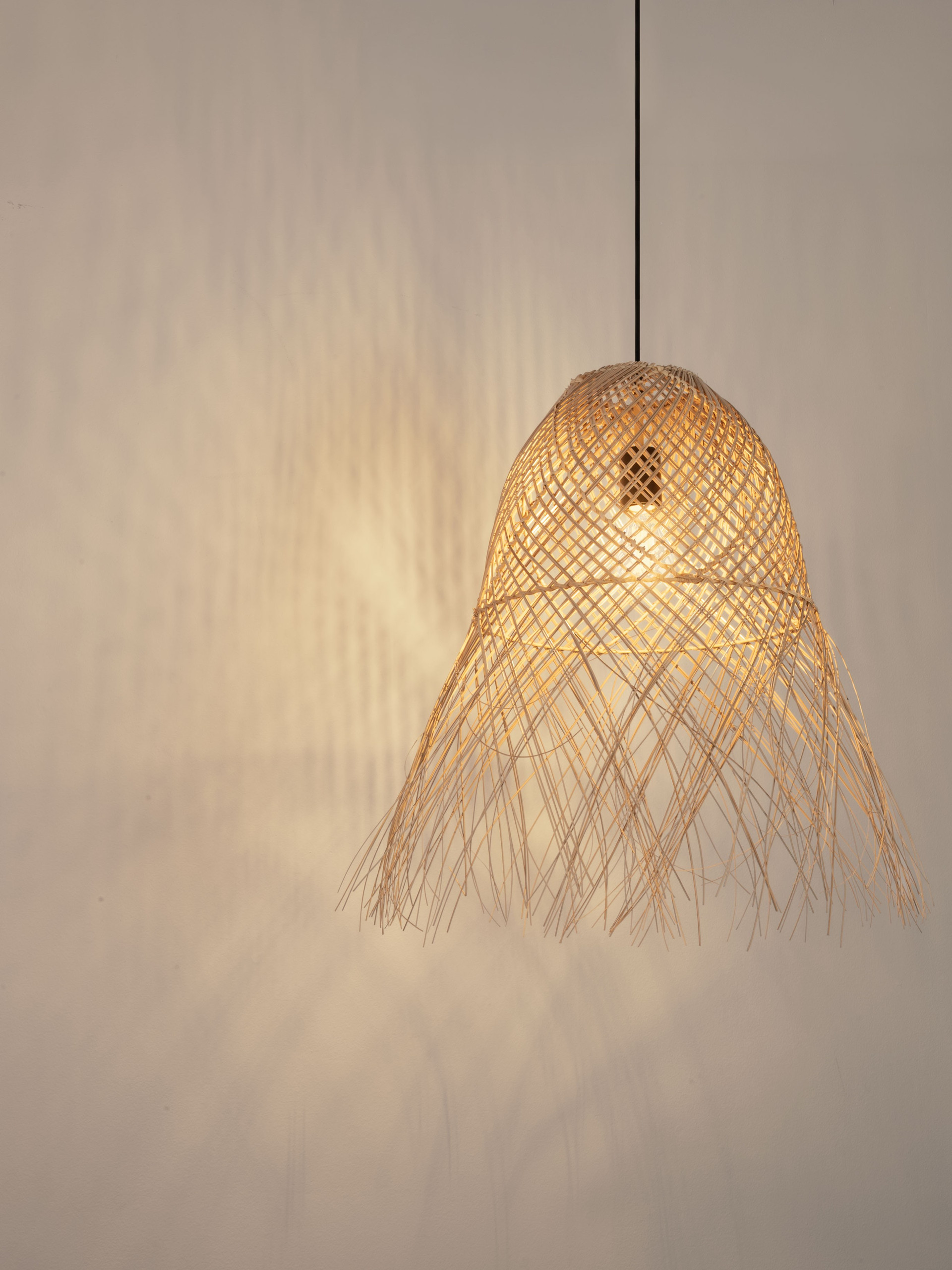 GRES | H 150 D 50 cm | 12 W | IP20 | Beige | Wicker