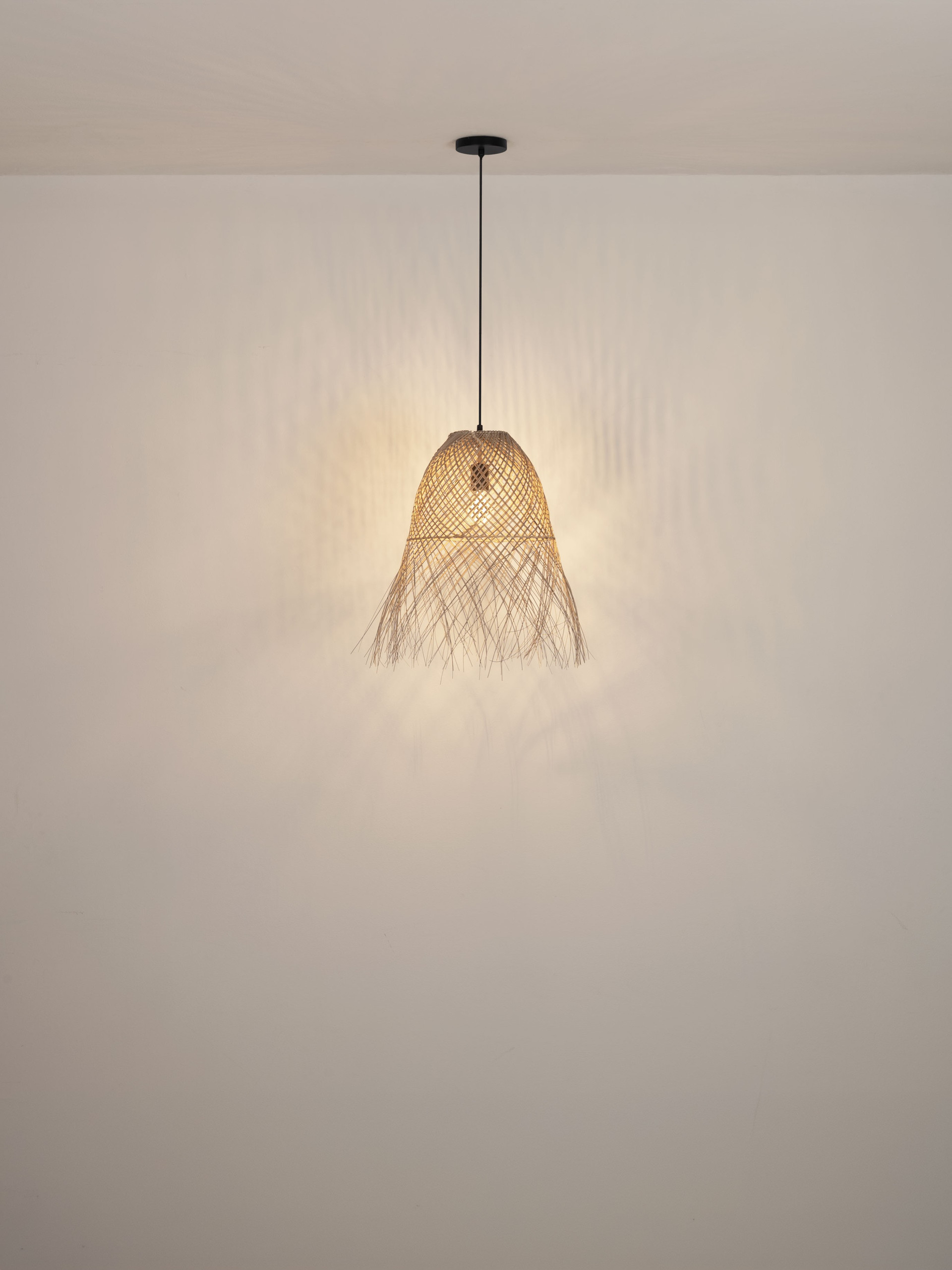 GRES | H 150 D 50 cm | 12 W | IP20 | Beige | Wicker