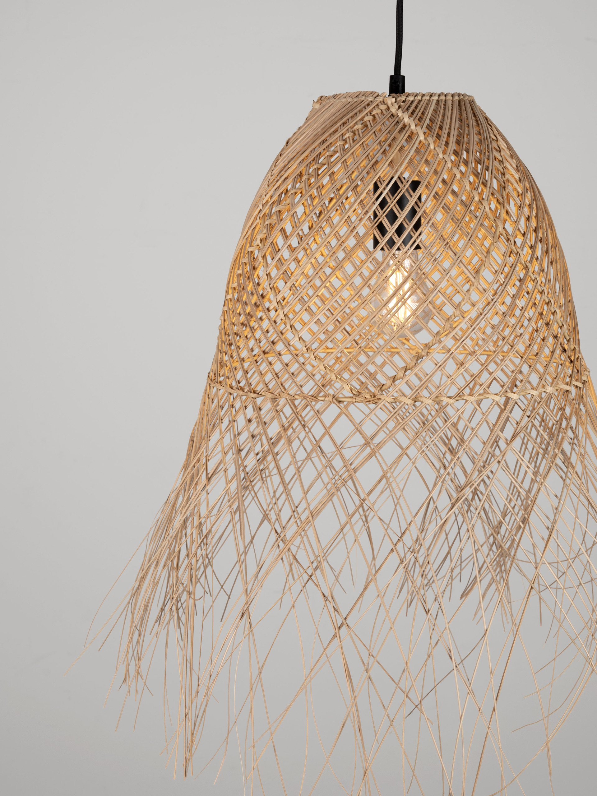 GRES | H 150 D 50 cm | 12 W | IP20 | Beige | Wicker