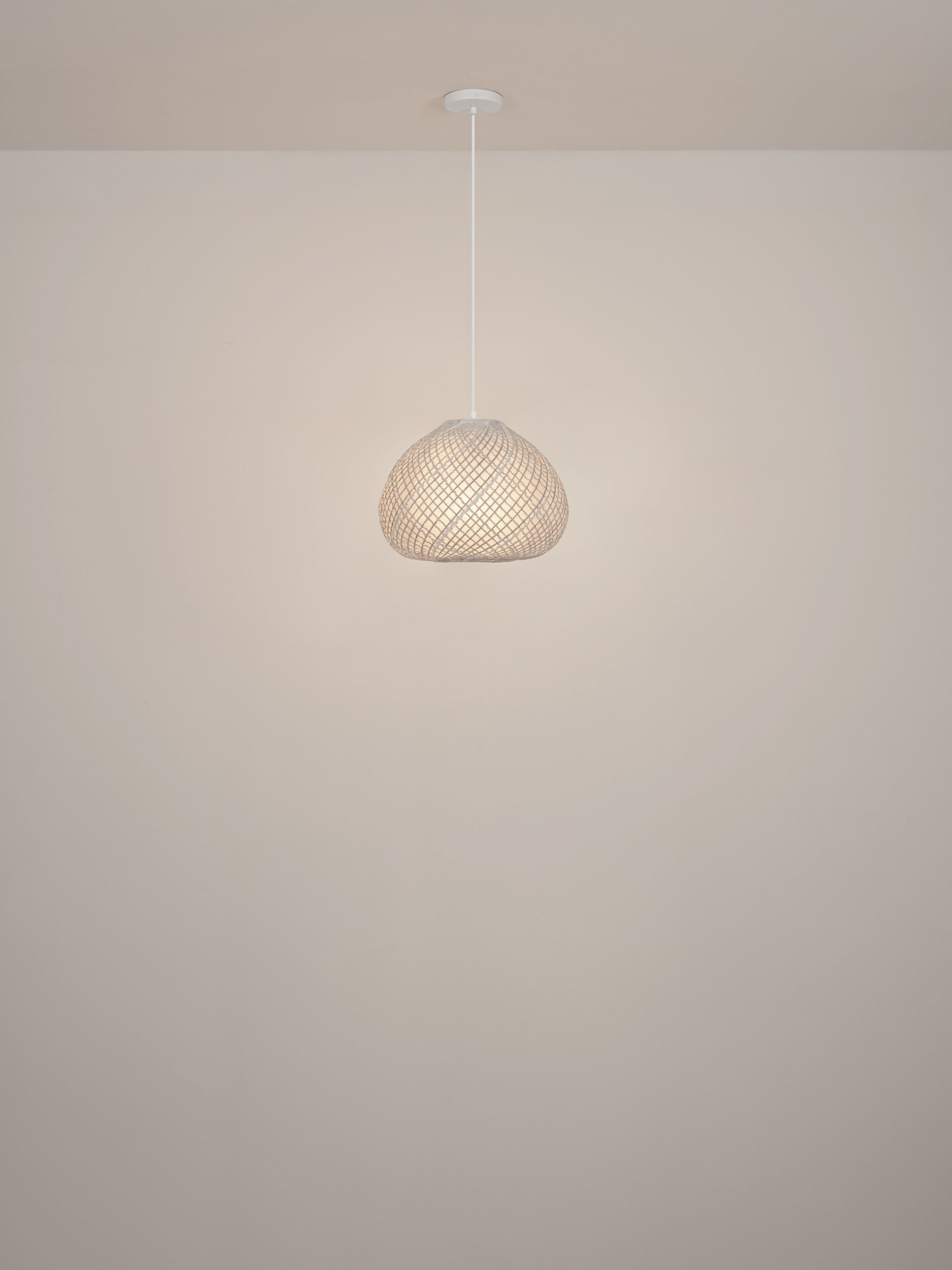 TALO | H 150 D 40 cm | 12 W | IP20 | Λευκό | Χαρτί/Μπαμπού