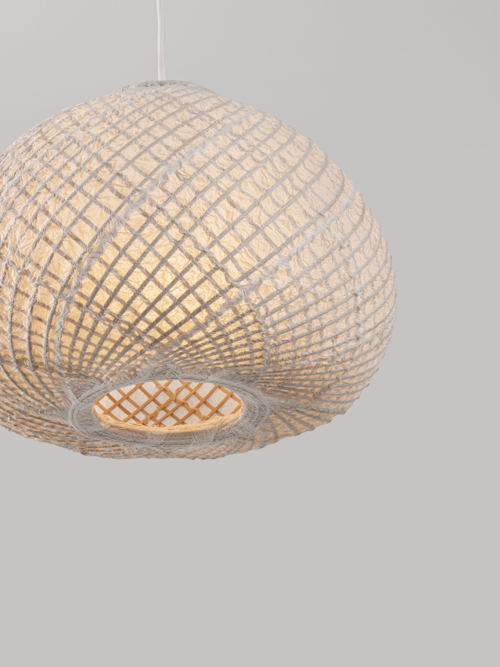 TALO | H 150 D 40 cm | 12 W | IP20 | Λευκό | Χαρτί/Μπαμπού