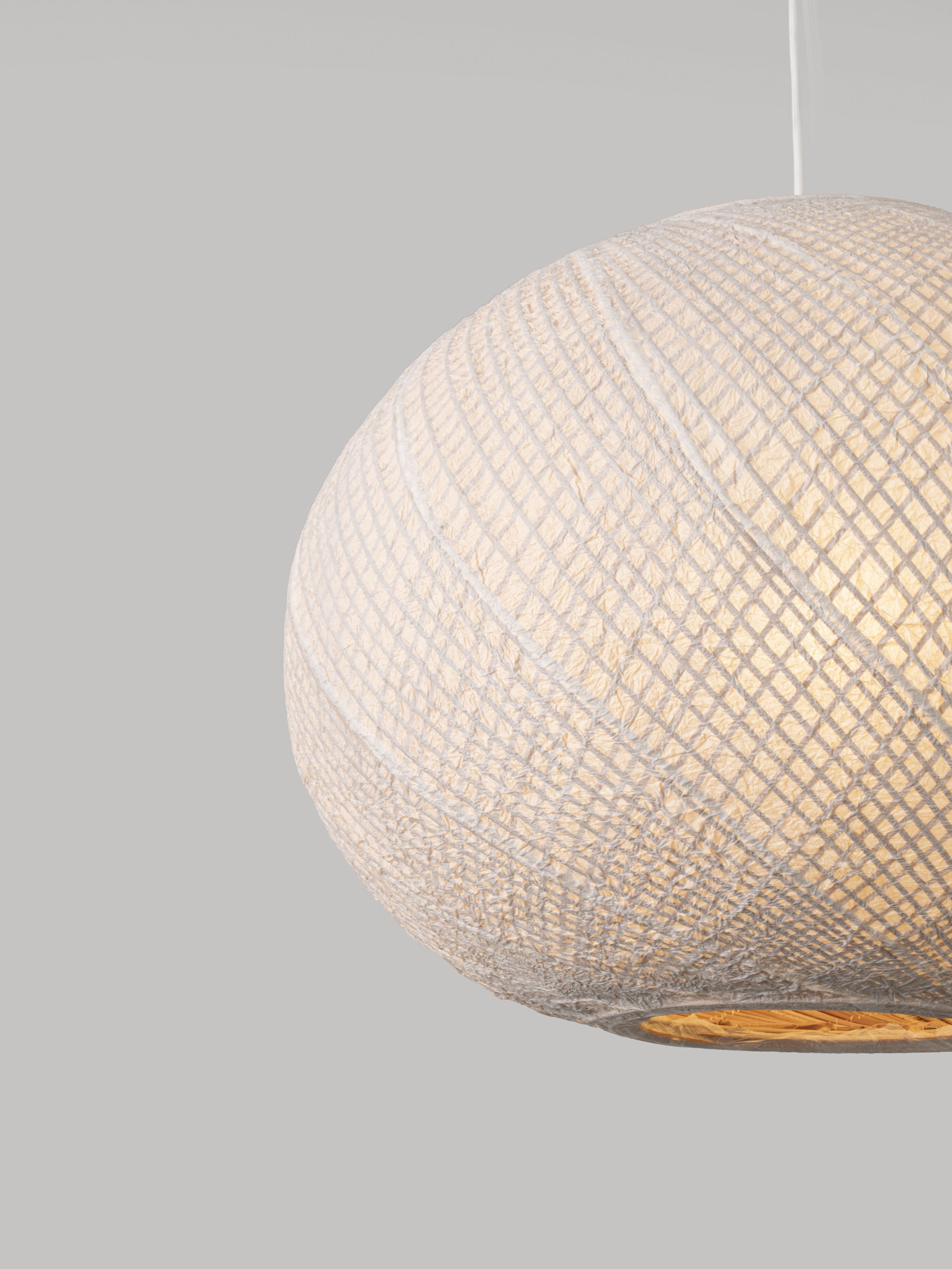 TALO | H 150 D 60 cm | 12 W | IP20 | Λευκό | Χαρτί/Μπαμπού