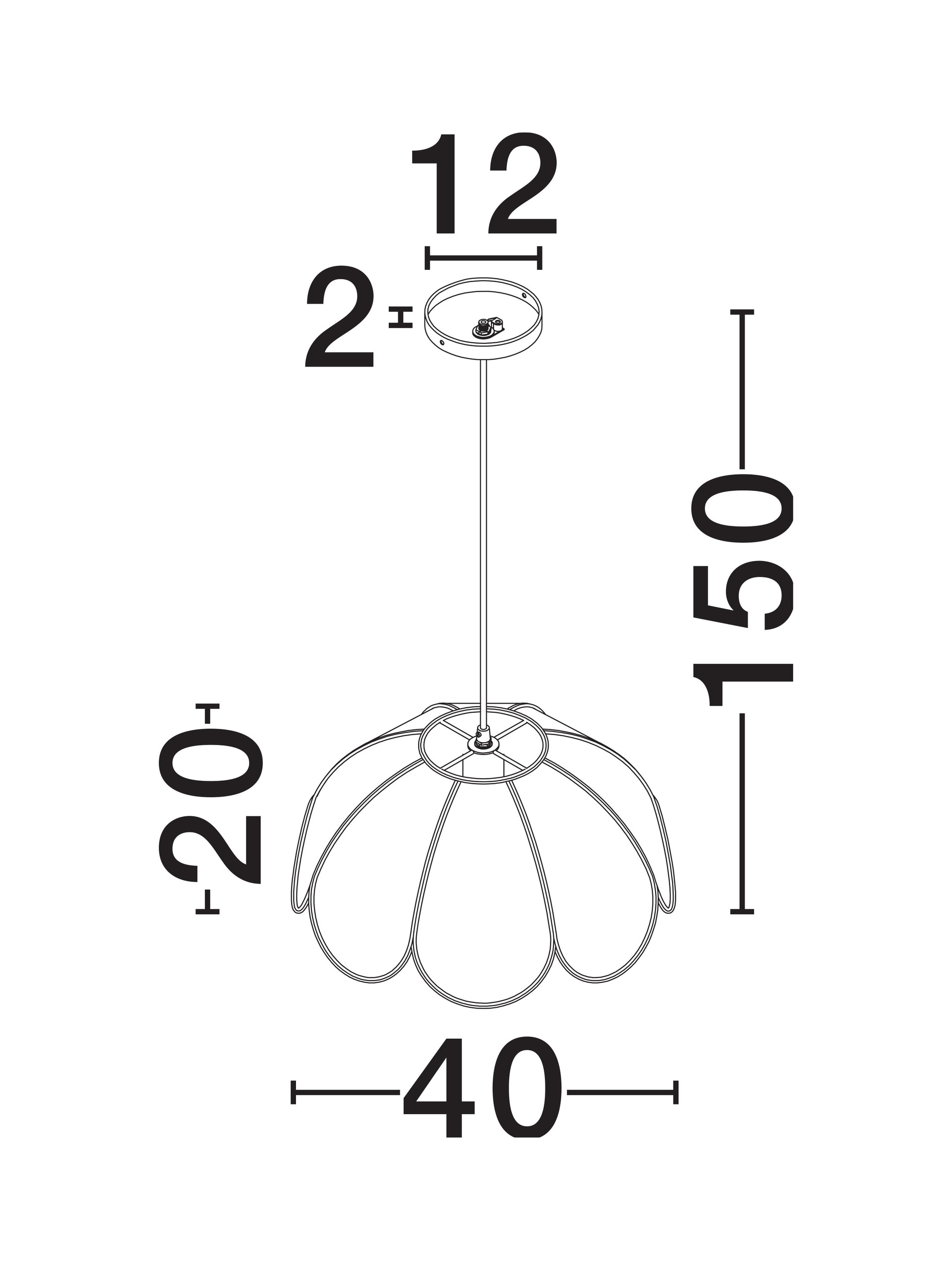FLOR | H 150 D 40 cm | 12 W | IP20 | Μπεζ | Jute
