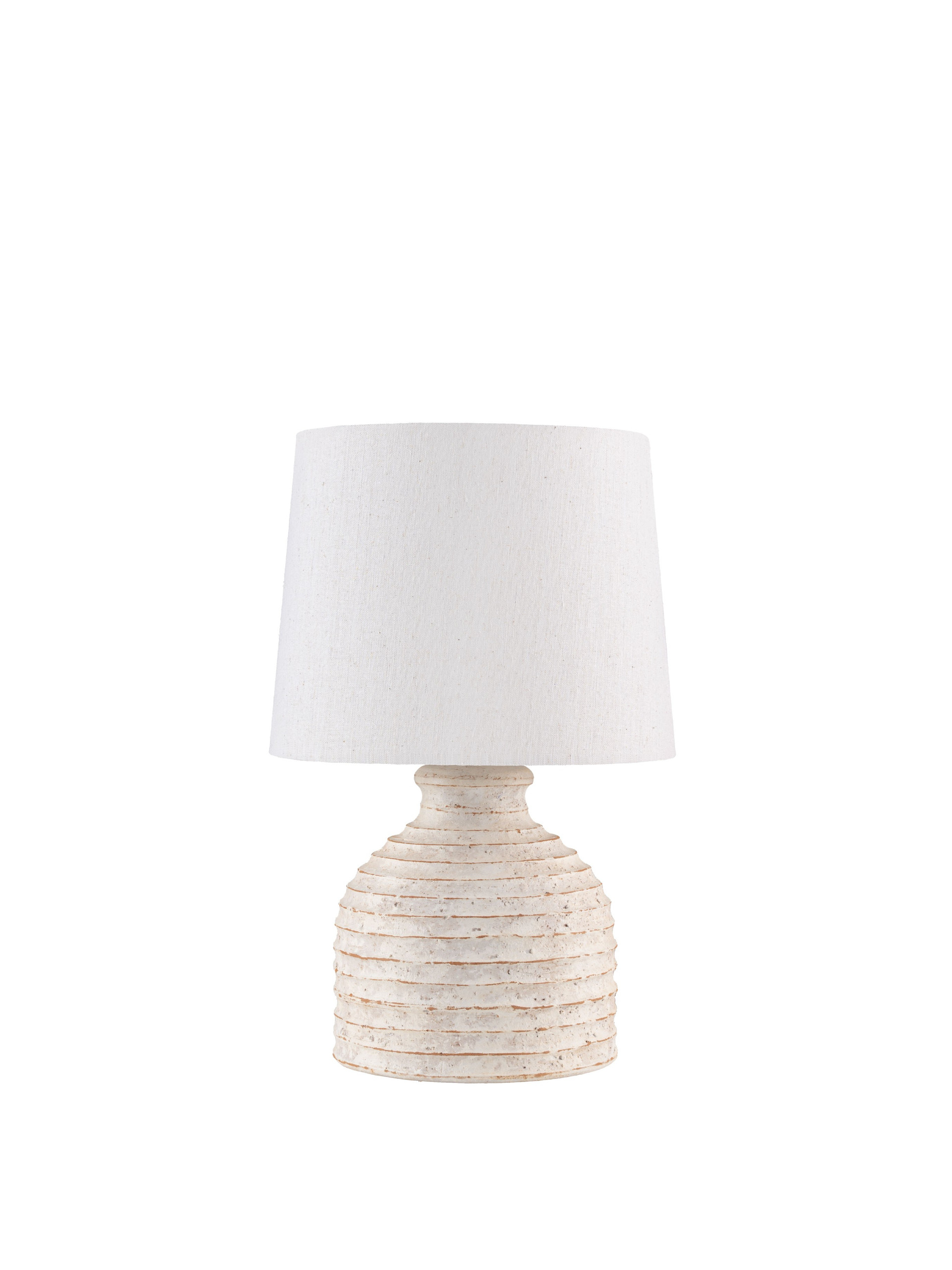PEREZ | H 46 D 30 cm | 12 W | IP20 | Λευκό | Κεραμικό/Jute