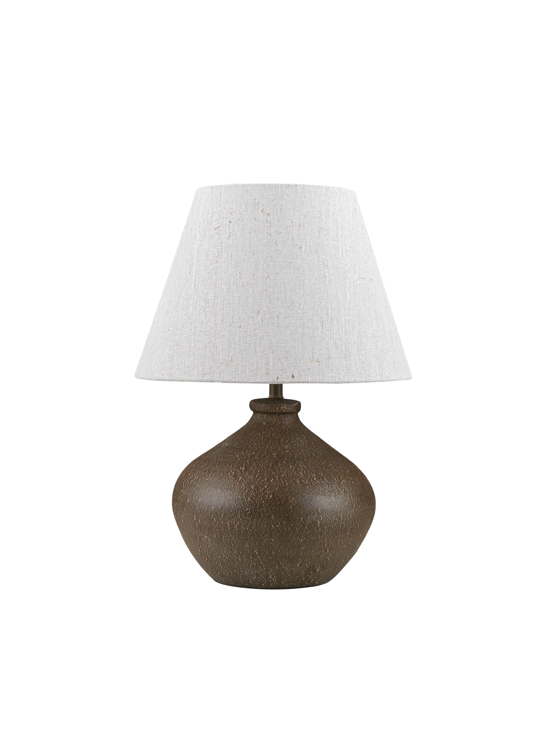 MARCIL | H 50 D 35 cm | 12 W | IP20 | Λευκό/Κεχριμπάρι | Κεραμικό/Jute