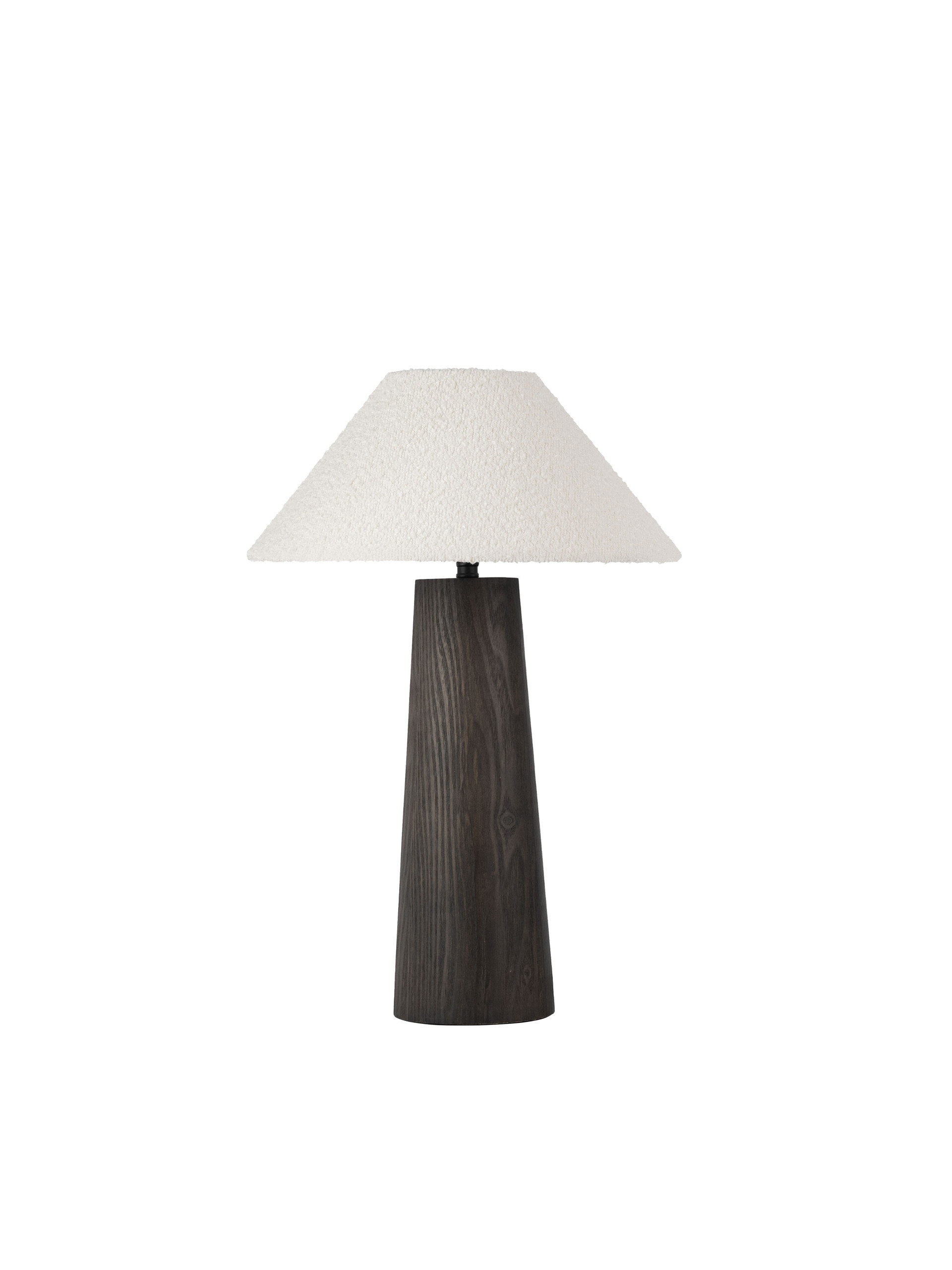 MOKU | H 50 D 32.5 cm | 12 W | IP20 | White/Brown | Bouclé Fabric/Veneer