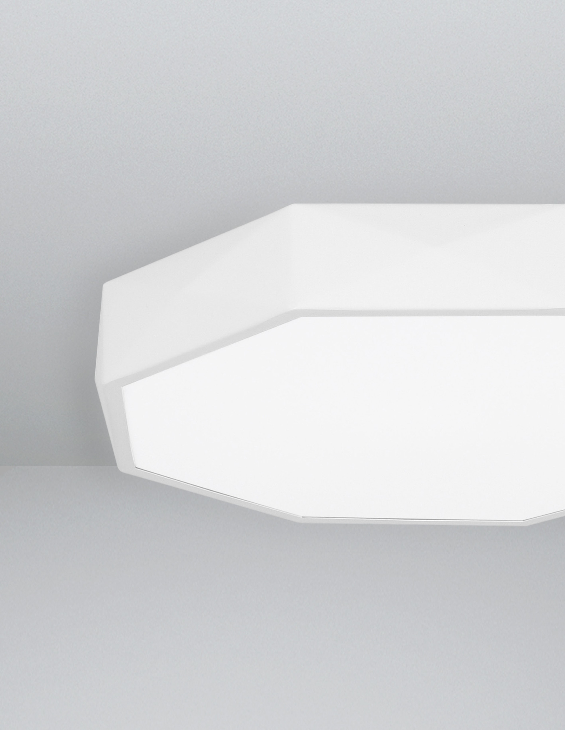 EBEN | H 6 D 40 cm | 24 W | 3000 K | 1380 lm | IP20 | White | Aluminum/Acrylic