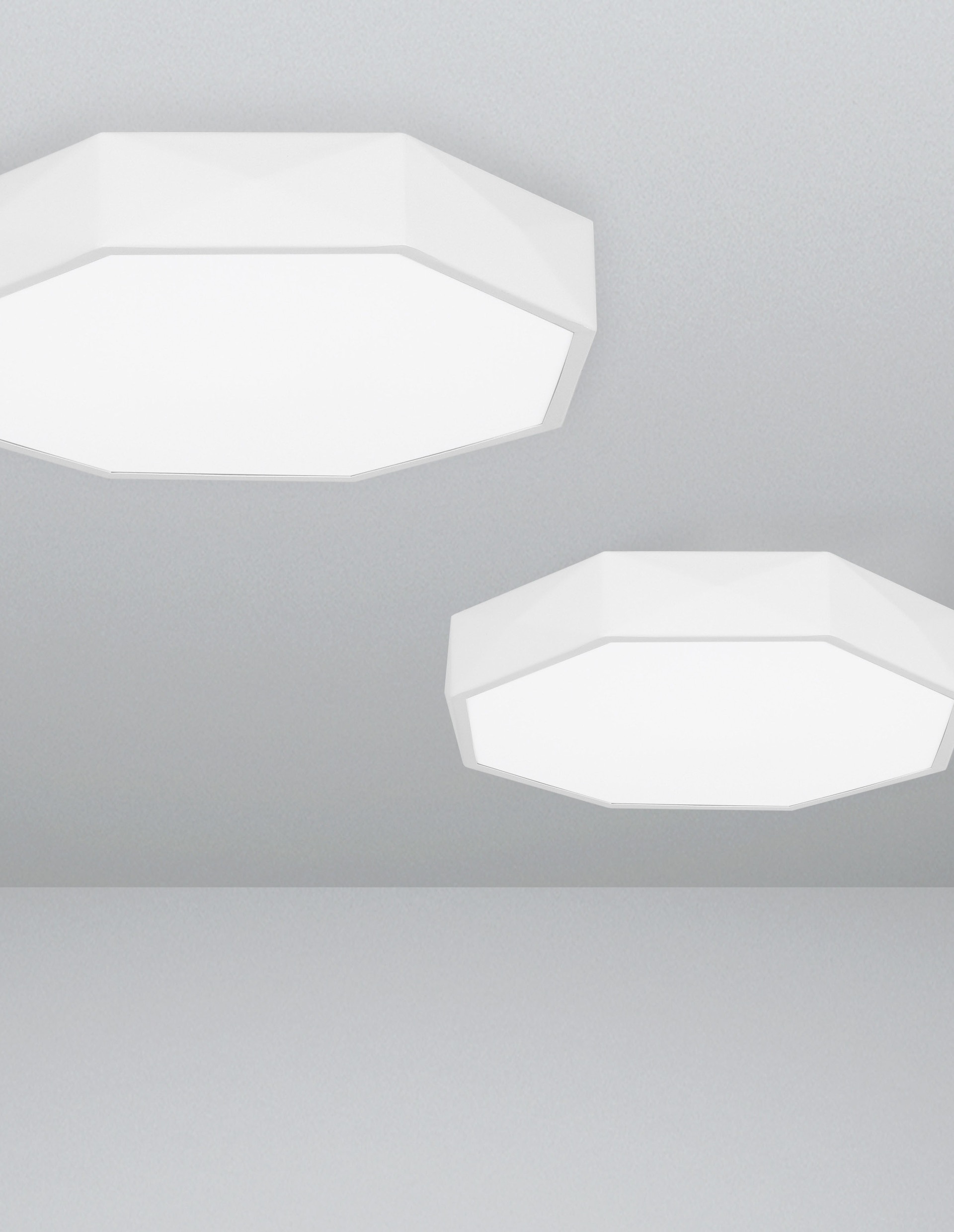 EBEN | H 6 D 40 cm | 24 W | 3000 K | 1380 lm | IP20 | White | Aluminum/Acrylic