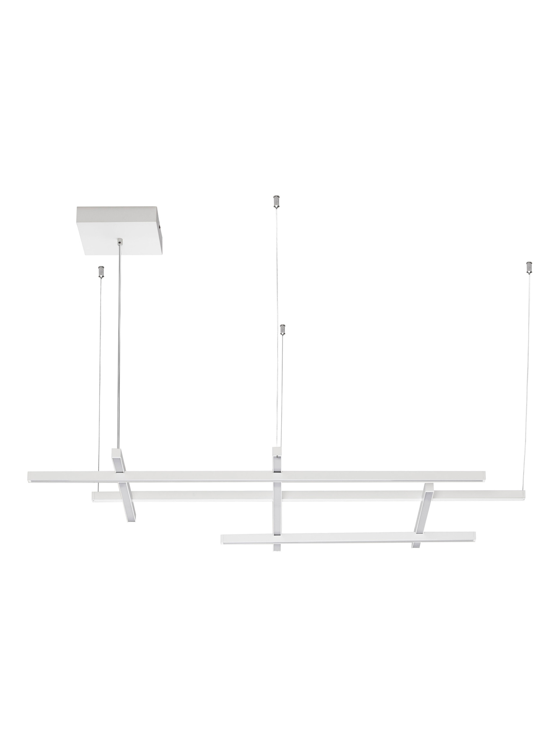 PACE | L 102 W 80 H 204 cm | 83 W | 3000 K | 4847 lm | IP20 | White | Aluminum/Acrylic